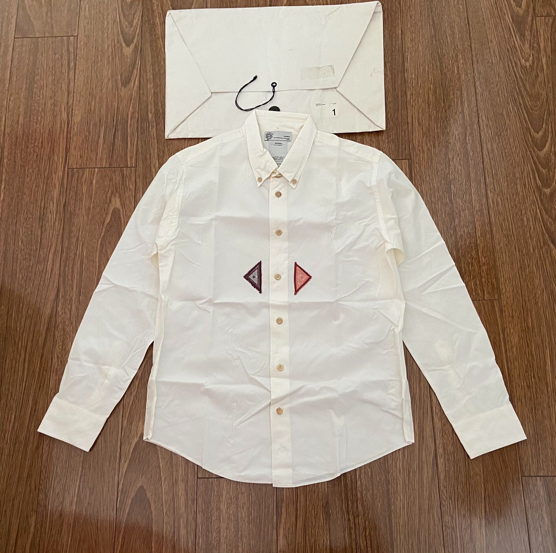 VISVIM Long-Sleeve Shirt with Wooden Buttons