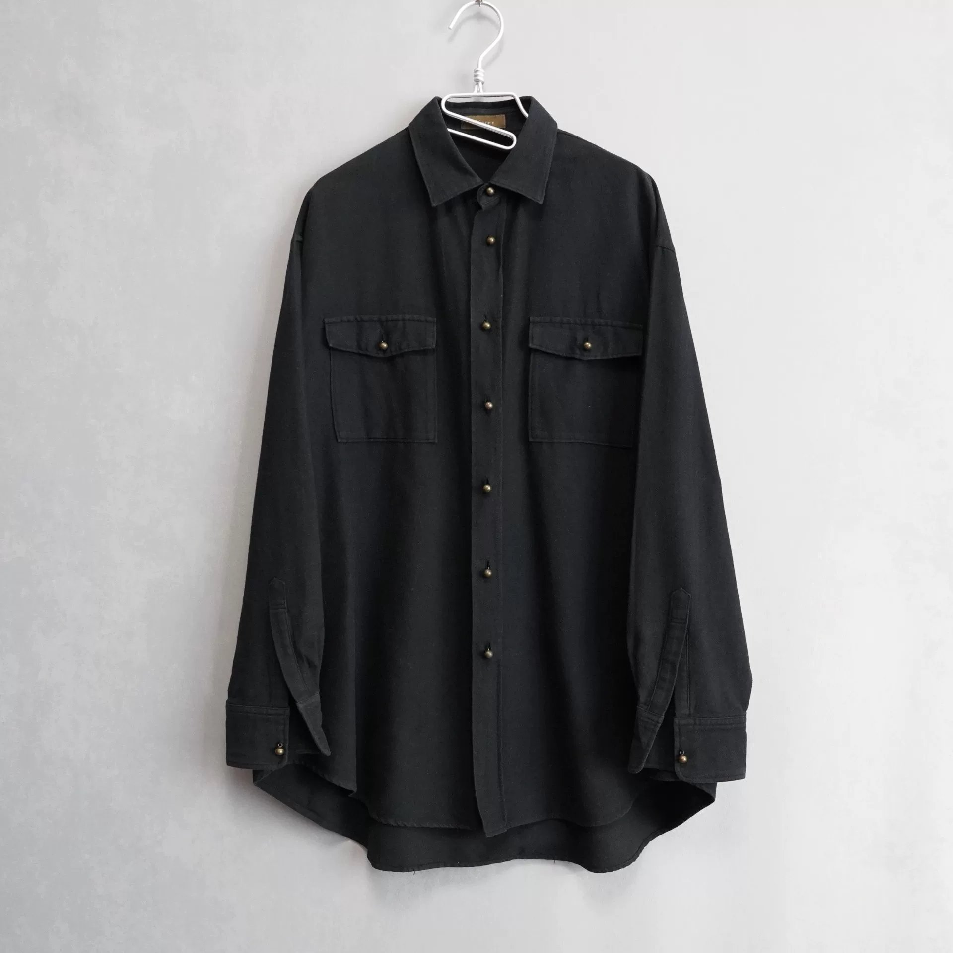 Yohji Yamamoto Y's Men Black Shirt — front
