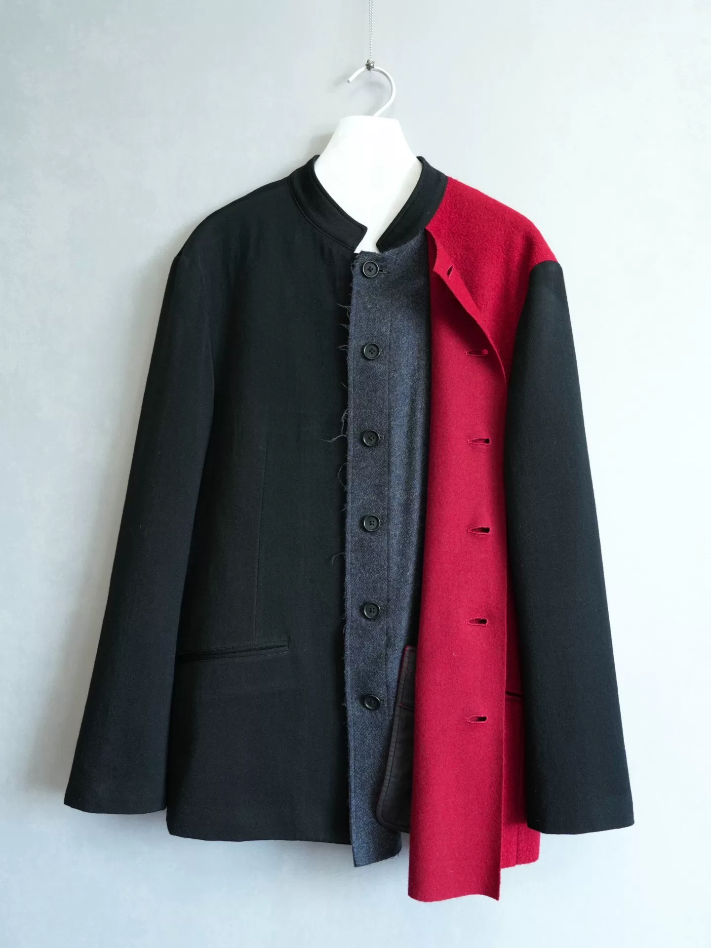 Yohji Yamamoto 15AW Runway Jacket — detail