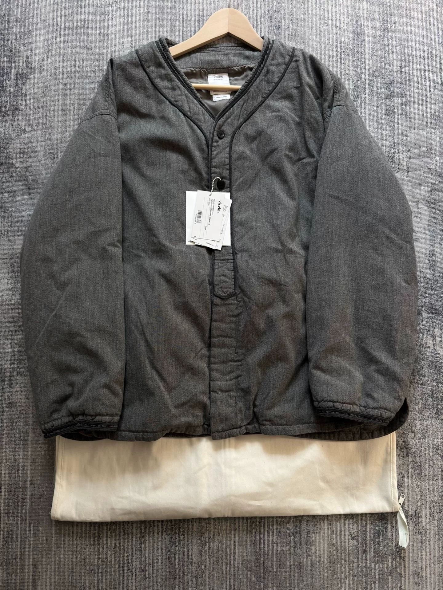 VISVIM 25SS DUGOUT CHAMBRAY DOWN L/S