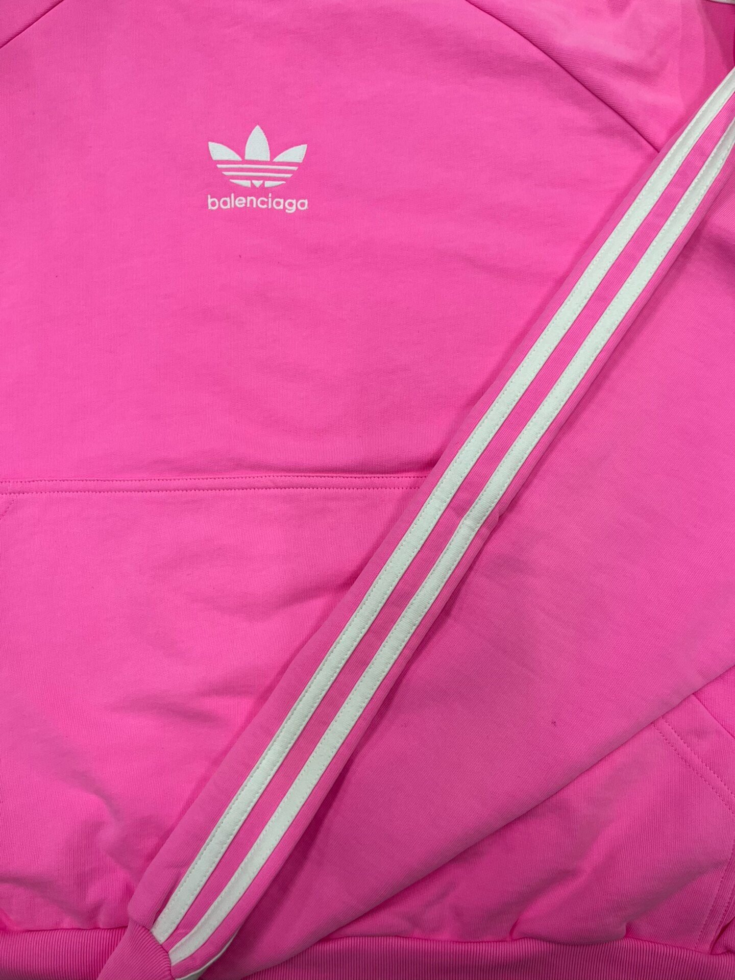 Balenciaga x adidas Logo Hoodie — detail