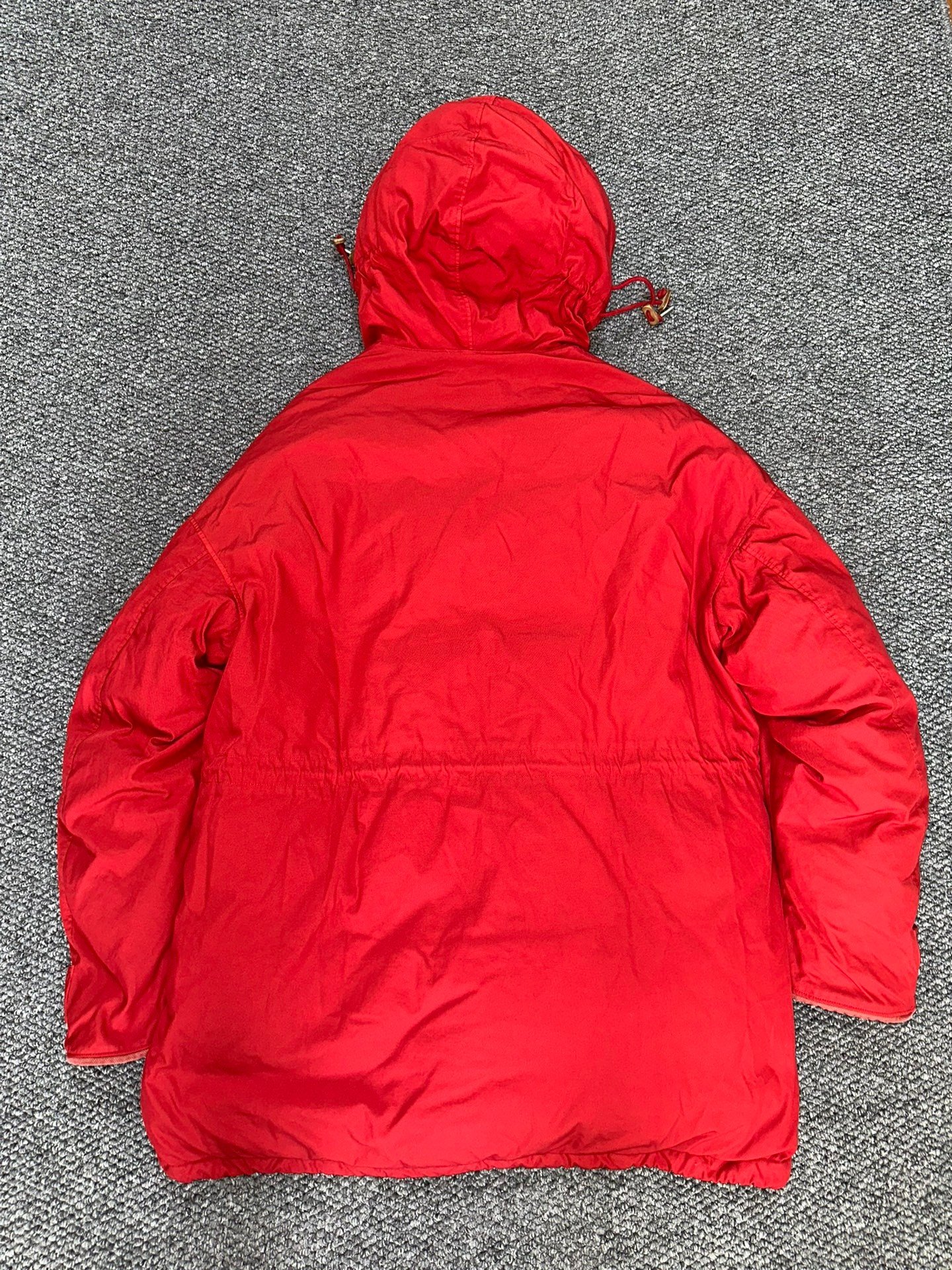 visvim krupa 21aw red down jacket — front