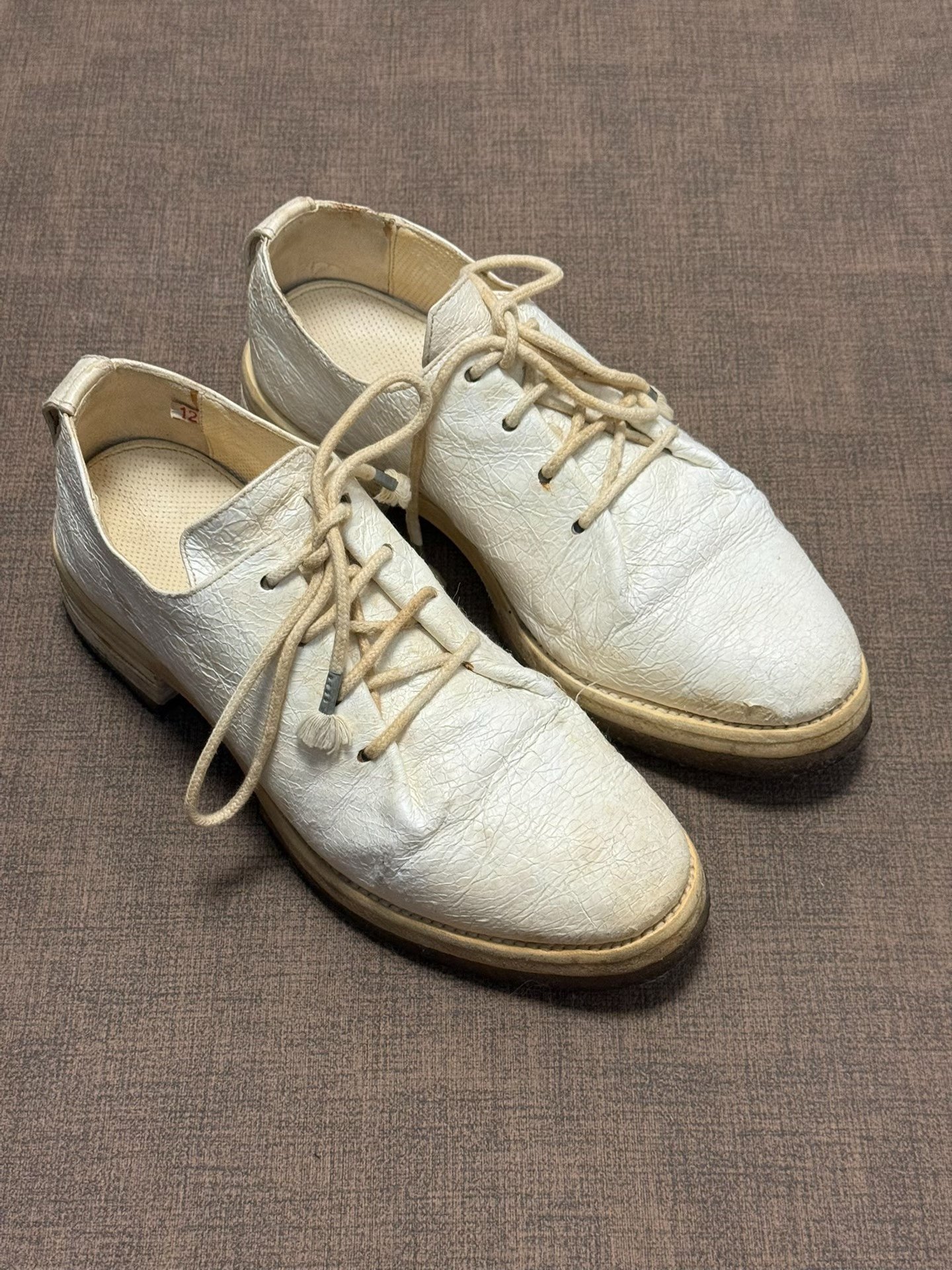 Carol Christian Poell CCP2597 White Derby — detail