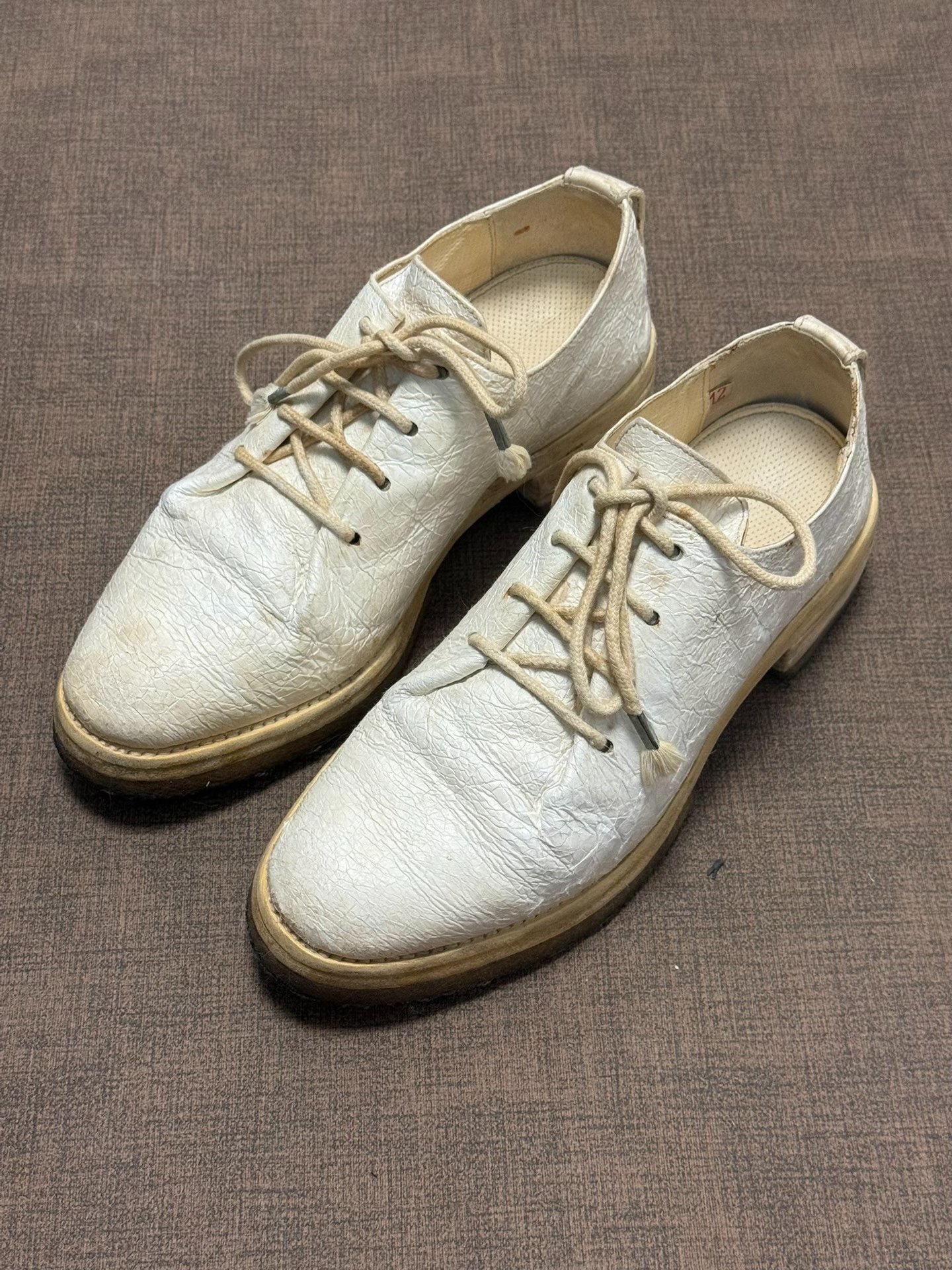 Carol Christian Poell CCP2597 White Derby — front