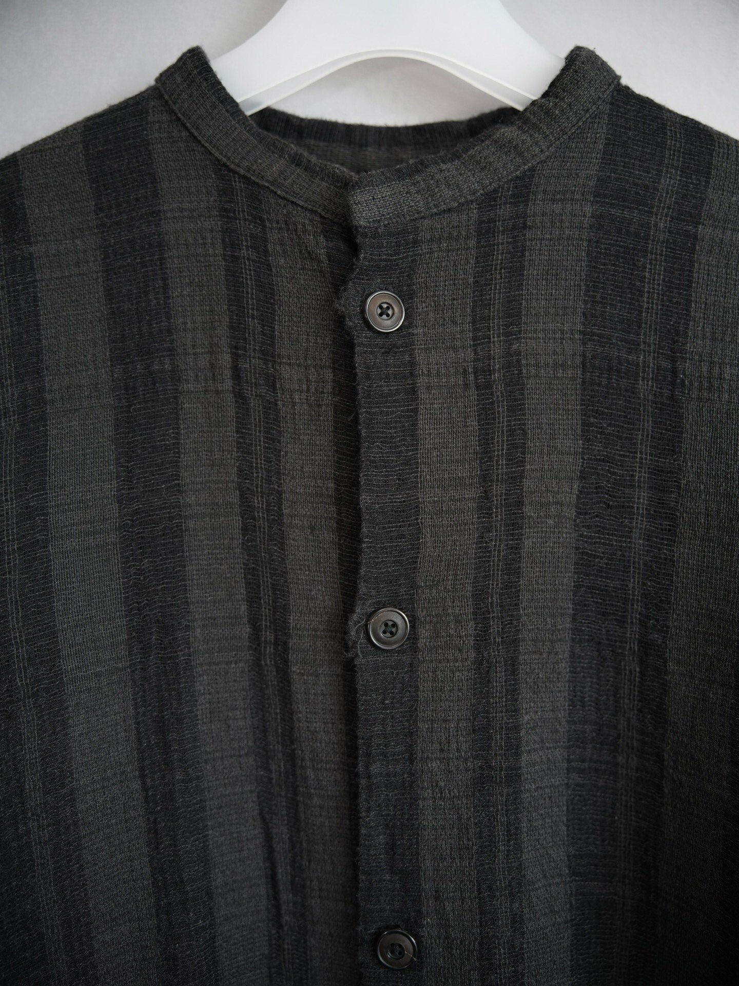 Geoffrey b.small 20SS Check Double-Layer Shirt — back