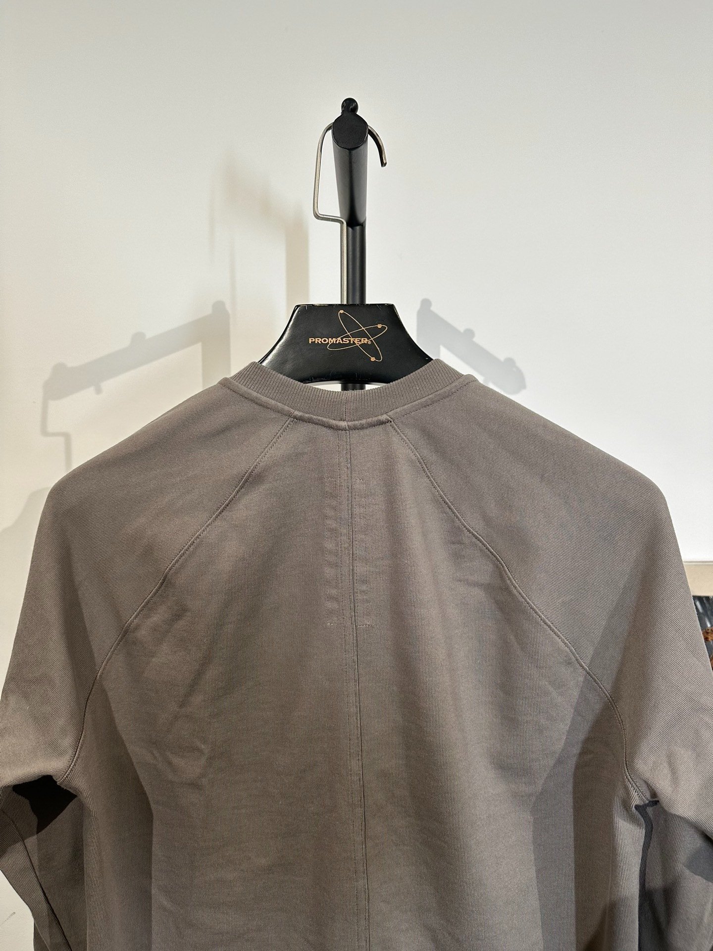 Rick Owens Gray Long-Sleeve Sweater XS — back