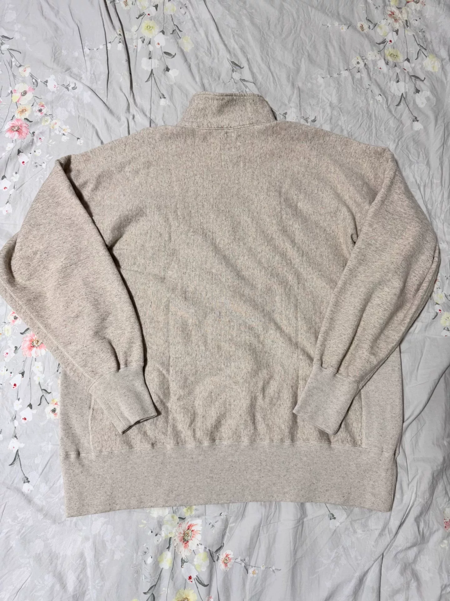 nanamica 24SS Half-Zip High-Neck Sweatshirt — front