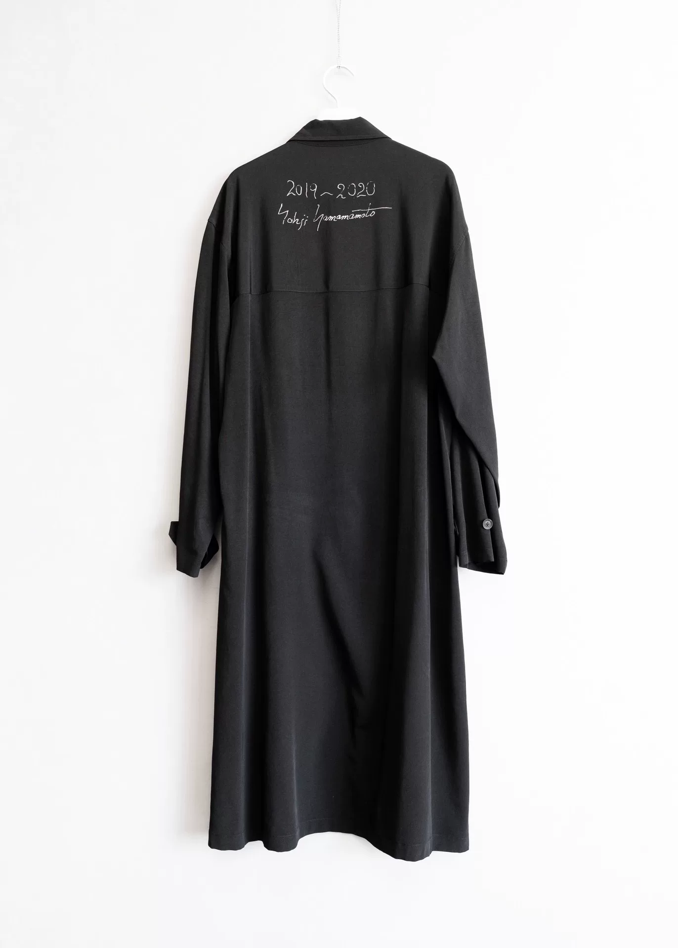 Yohji Yamamoto 20SS Handwritten Triacetate Long Shirt