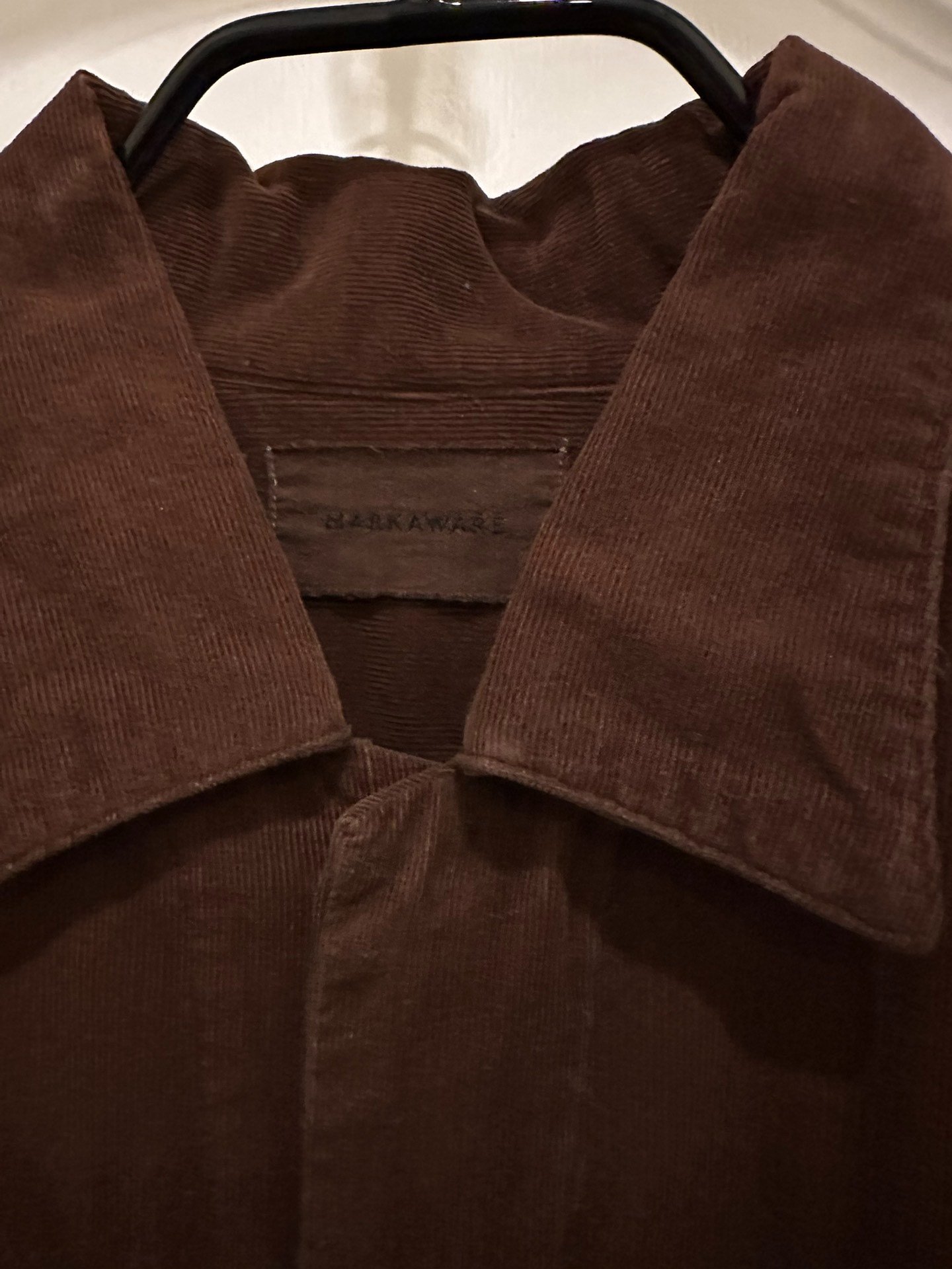 Markaware Brown Corduroy Shirt — back