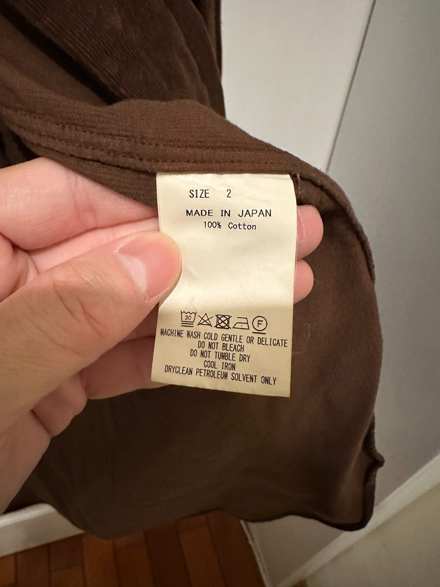 Markaware Brown Corduroy Shirt — detail