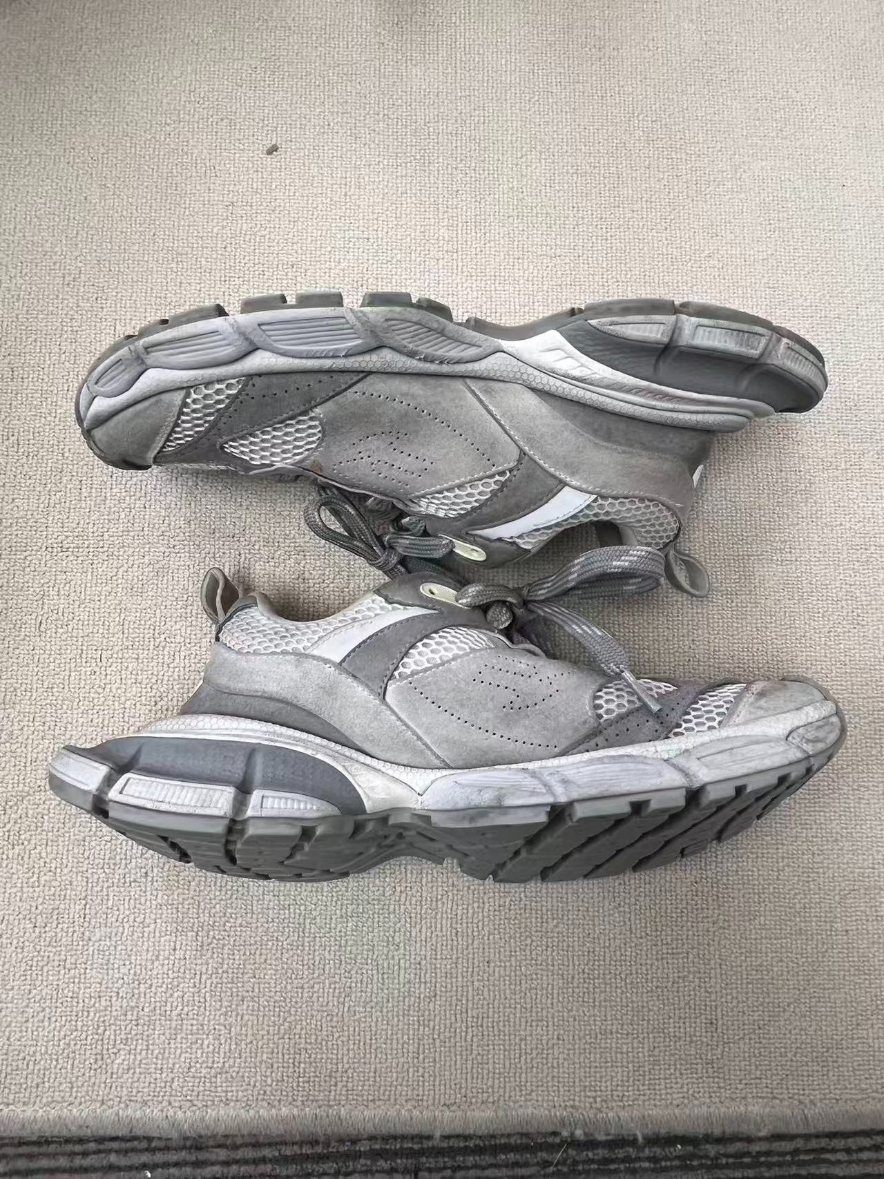 Balenciaga 3XL Mesh Low-Top Sneakers — label