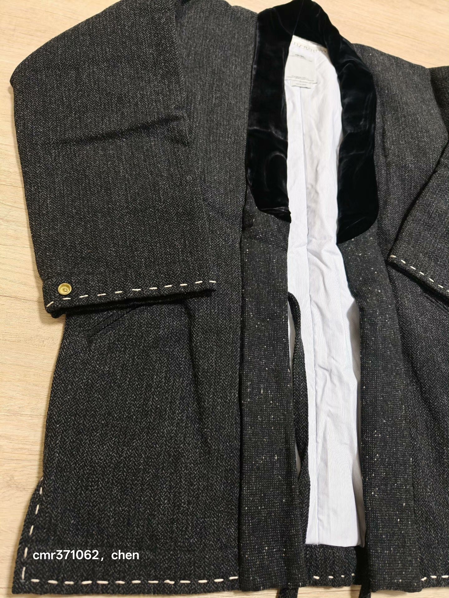visvim 17AW Dotera Herringbone Coat — front