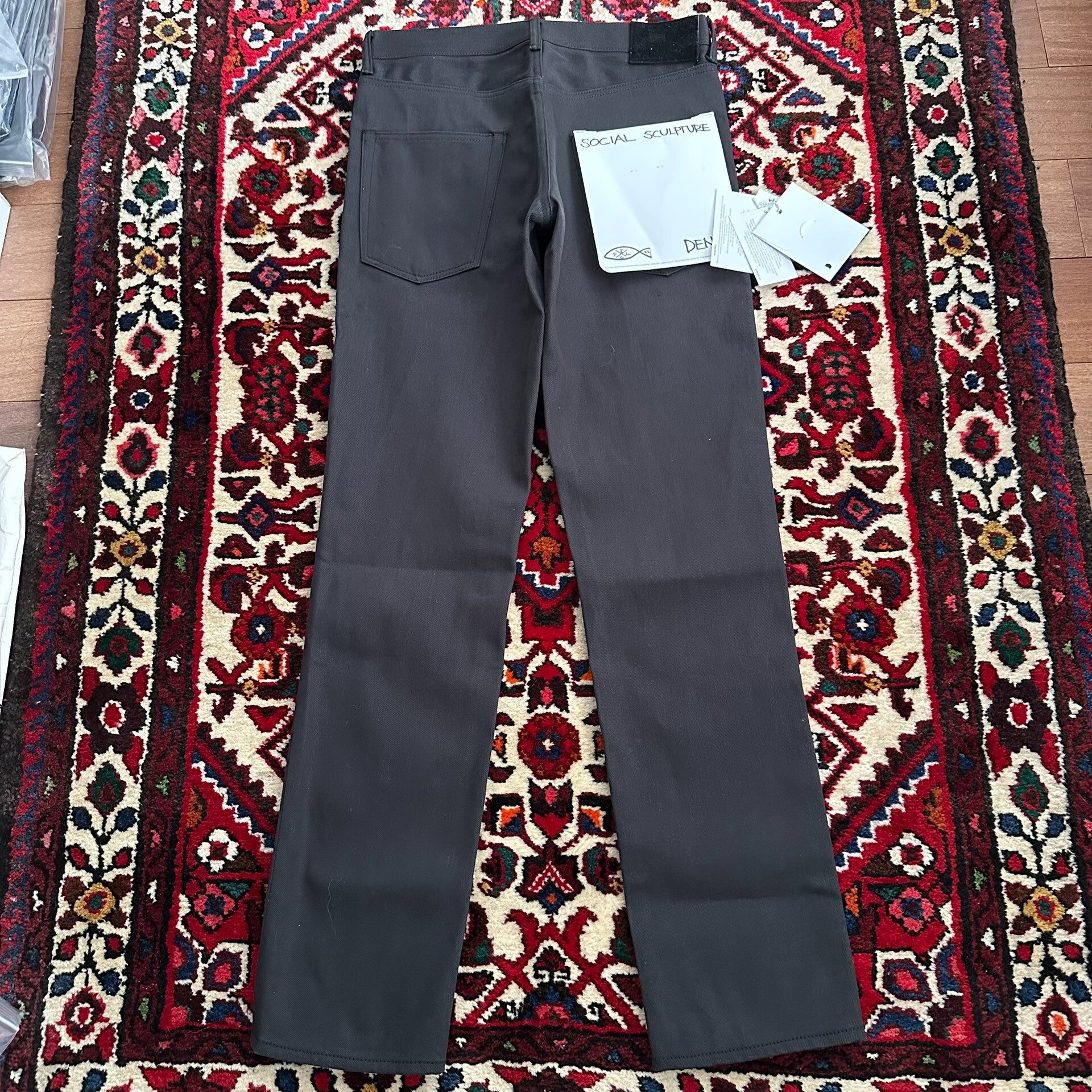 visvim 22AW 03 CMYK Black Jeans — detail
