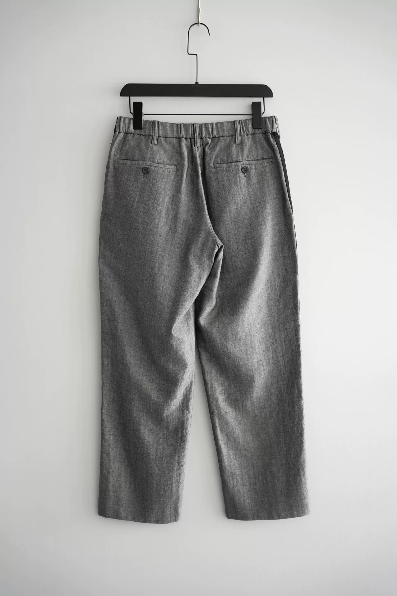 Issey Miyake Men 14AW Striped Trousers — front