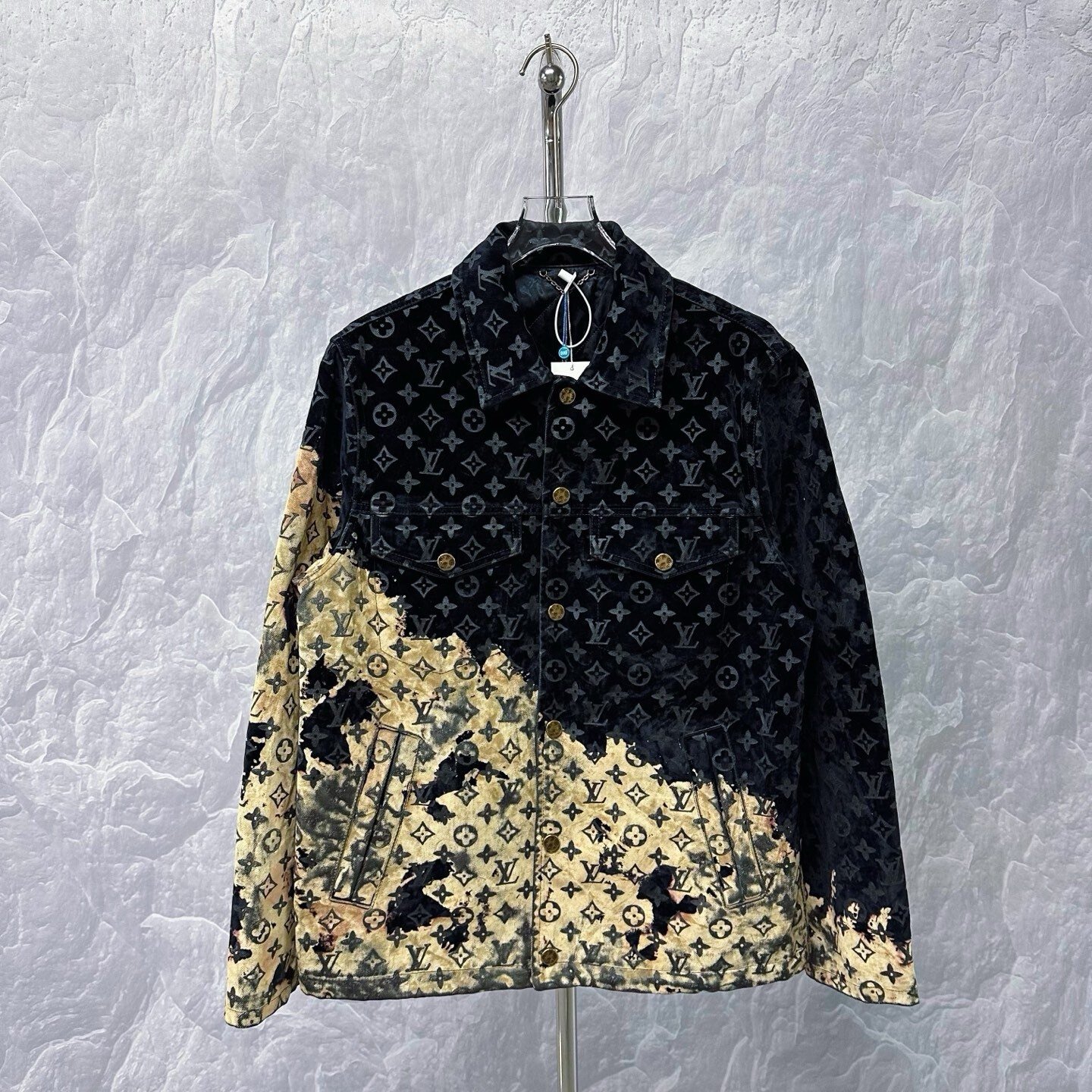 Louis Vuitton SS24 Fire Cloud Denim Jacket