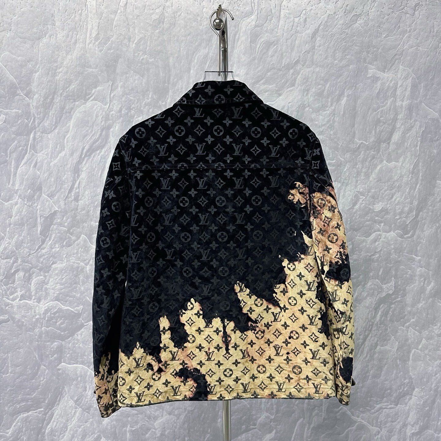 Louis Vuitton SS24 Fire Cloud Denim Jacket — back