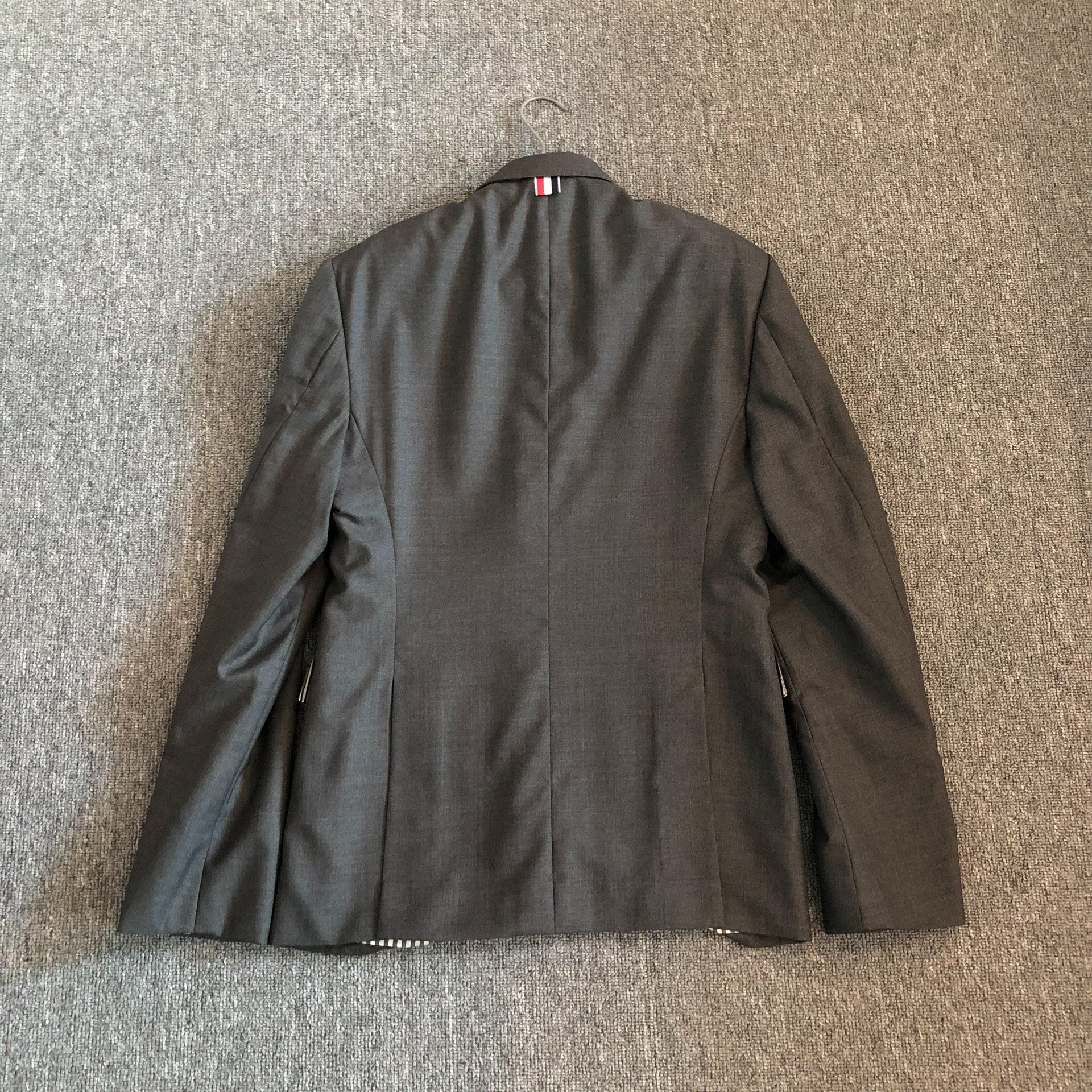 Thom Browne Deep Gray Wool Suit — back