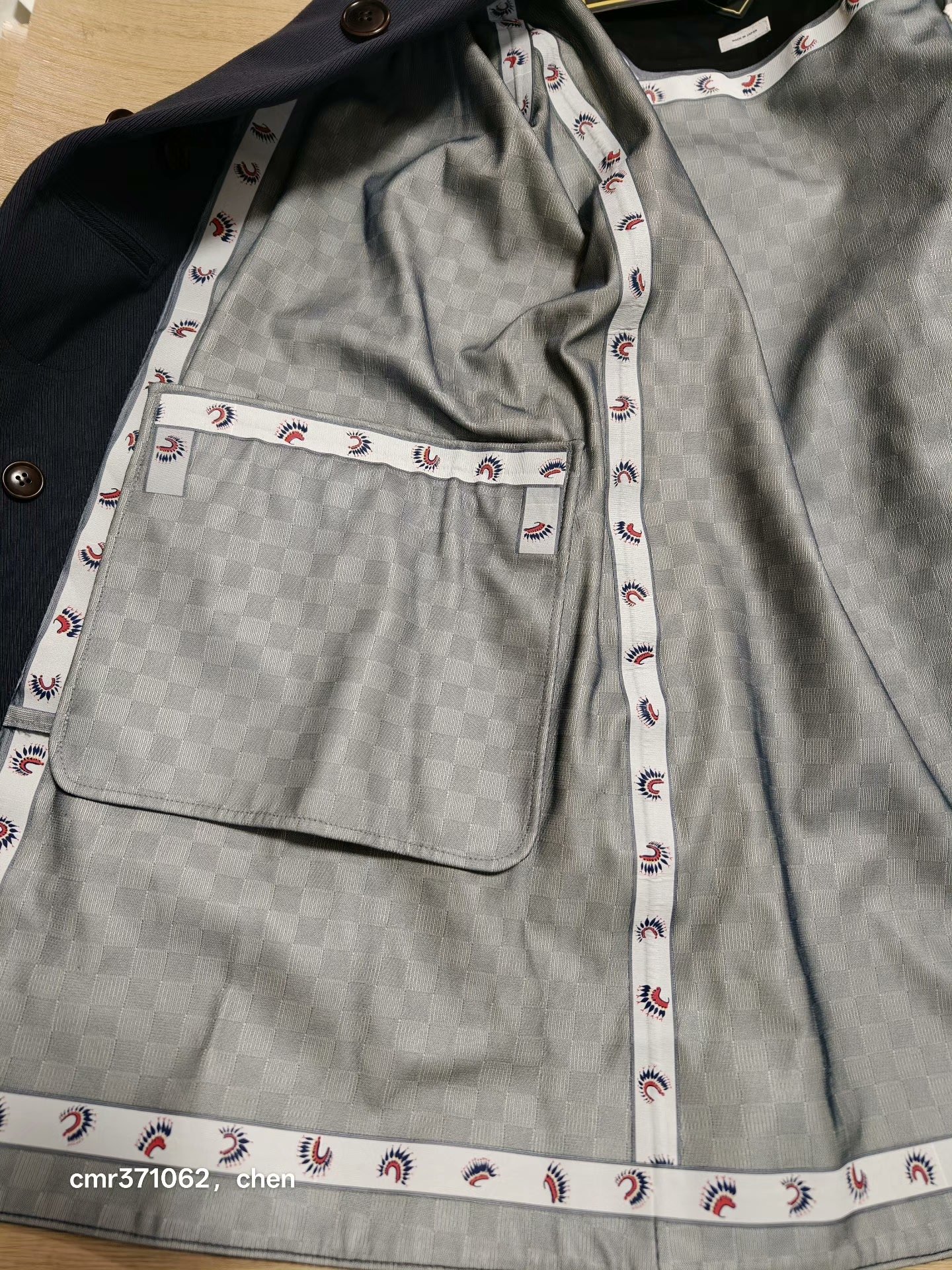 visvim 15AW Frank Soutien Coat 3L GORE-TEX — label