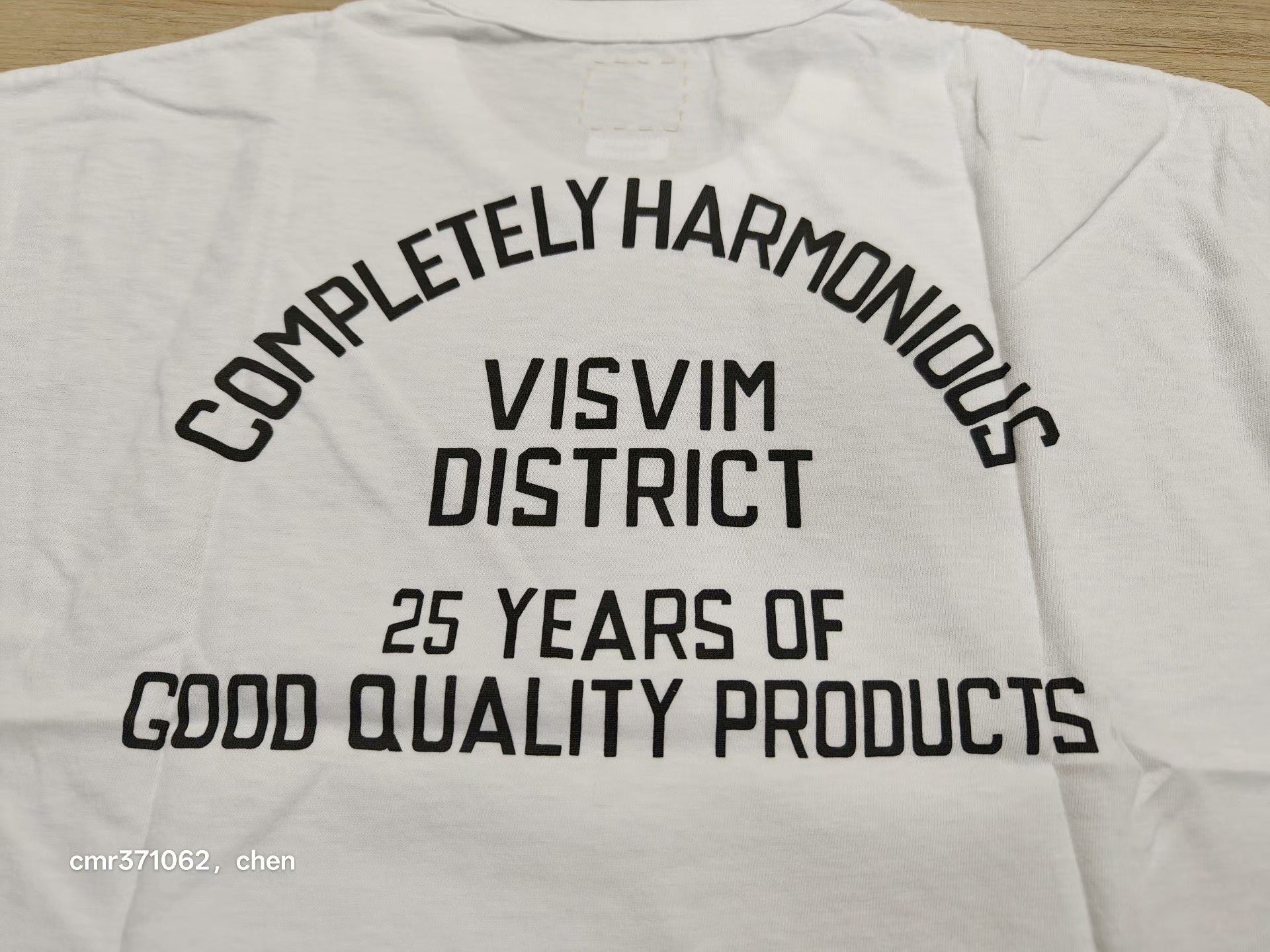 VISVIM 26SS JUMBO TEE S/S DISTRICT — detail
