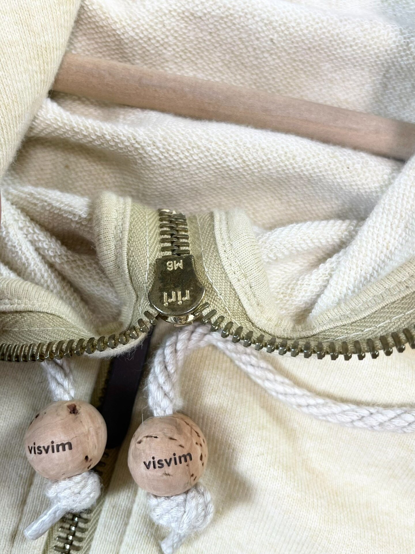 VISVIM F.Z Zipper Hoodie — detail