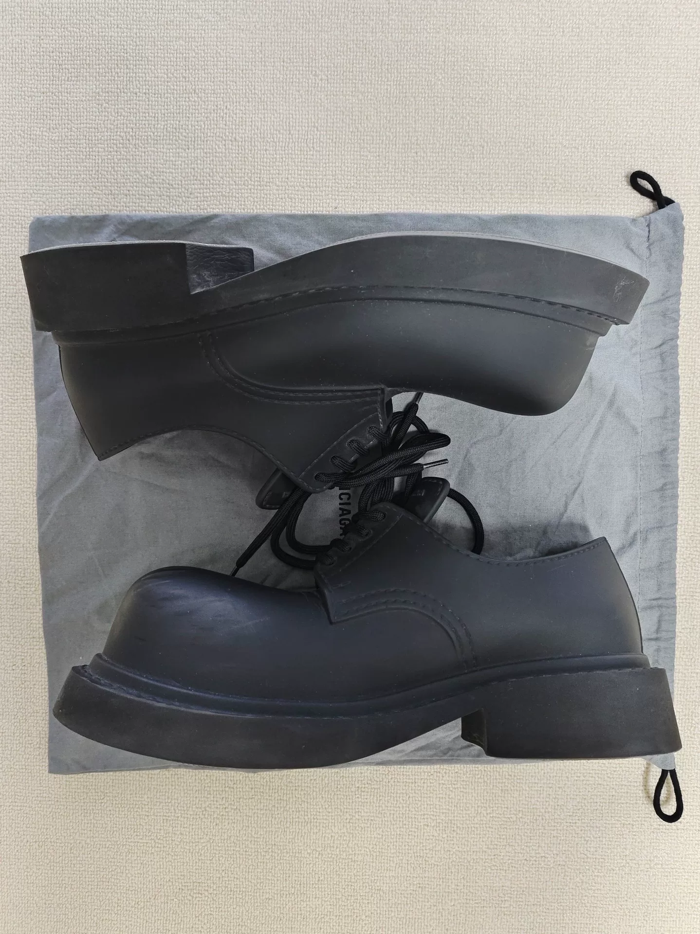 Balenciaga Mickey Derby Steroid Black — front