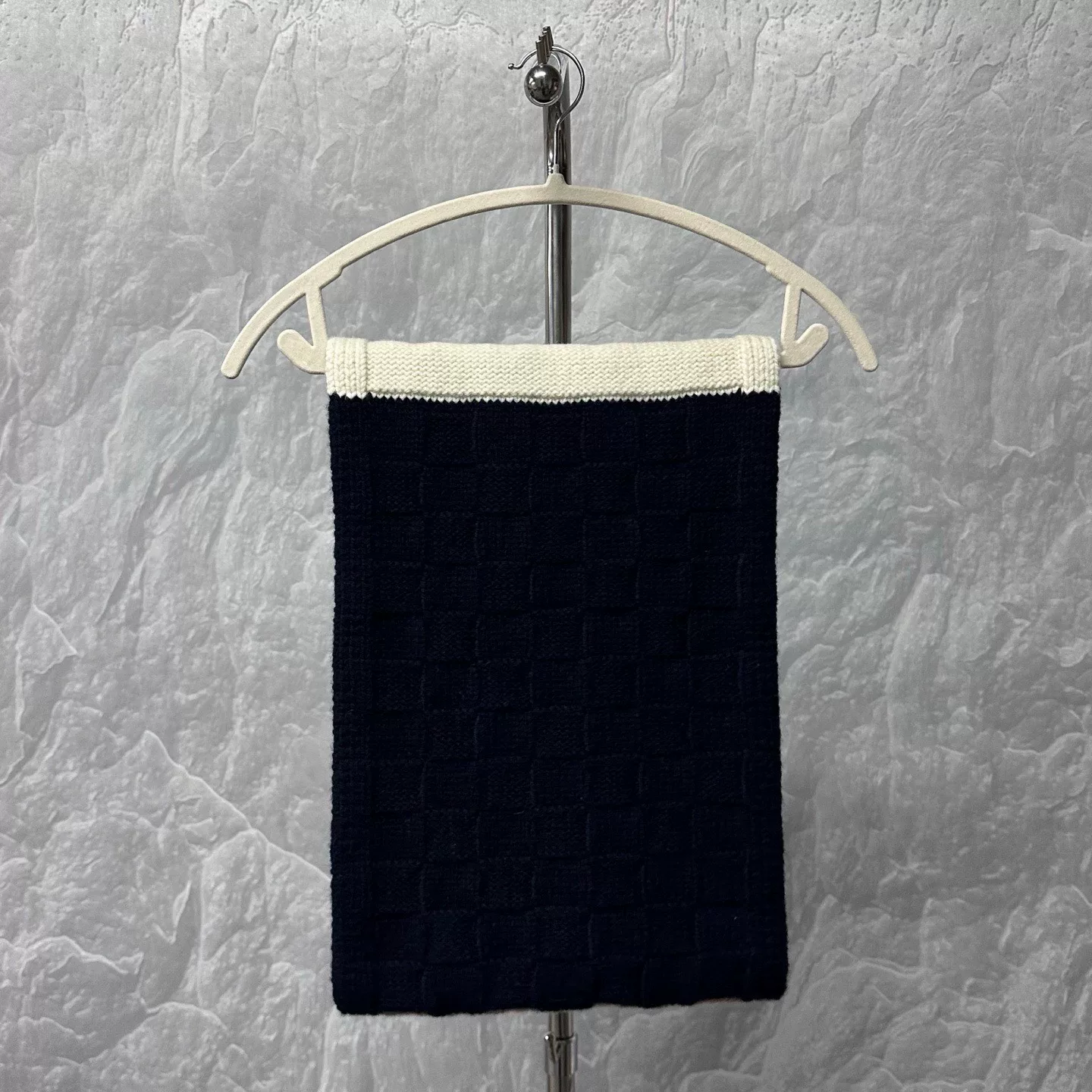 Louis Vuitton LV Logo Color Block Cashmere Scarf — front