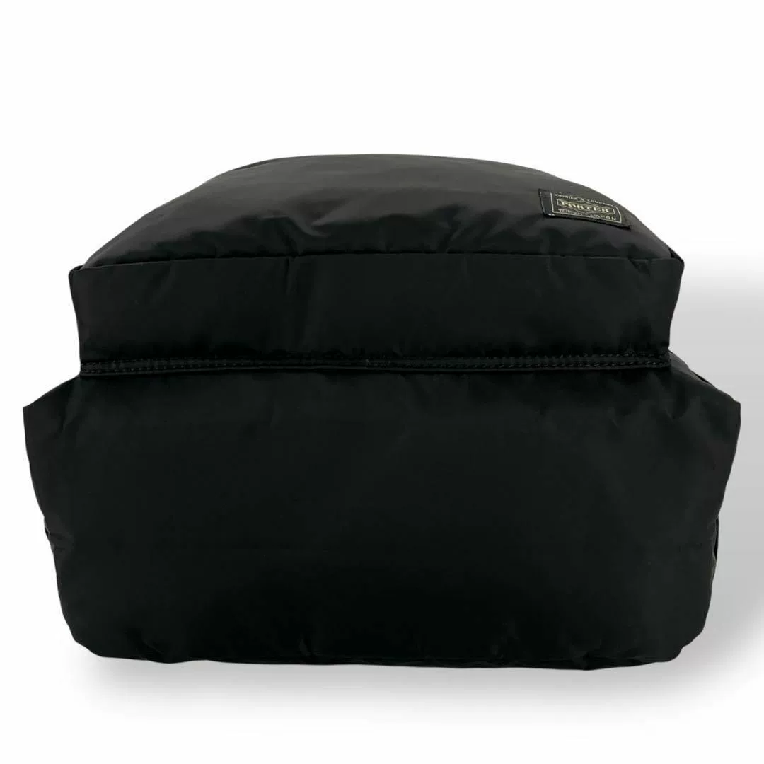 PORTER Tanker Black Backpack — label