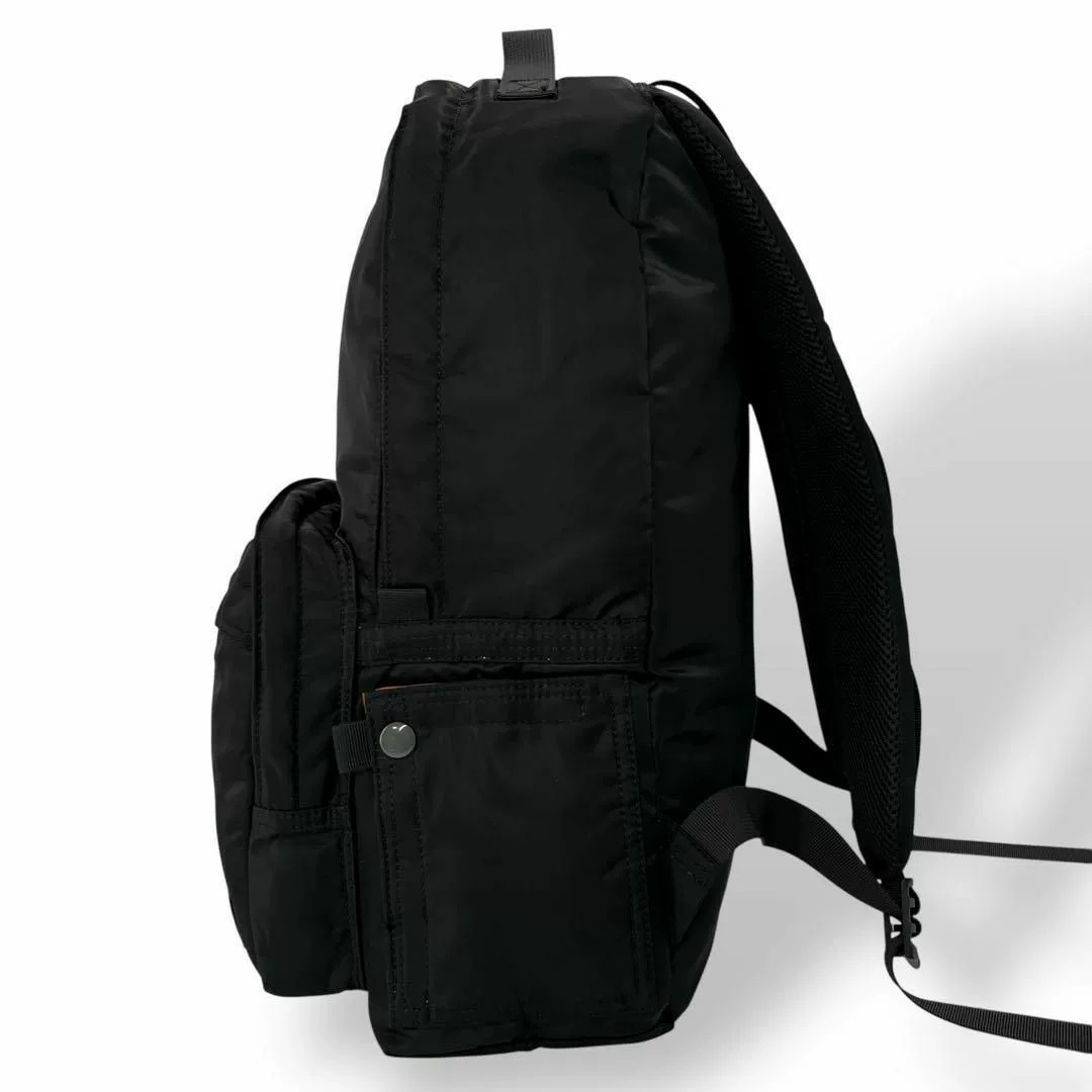 PORTER Tanker Black Backpack — back