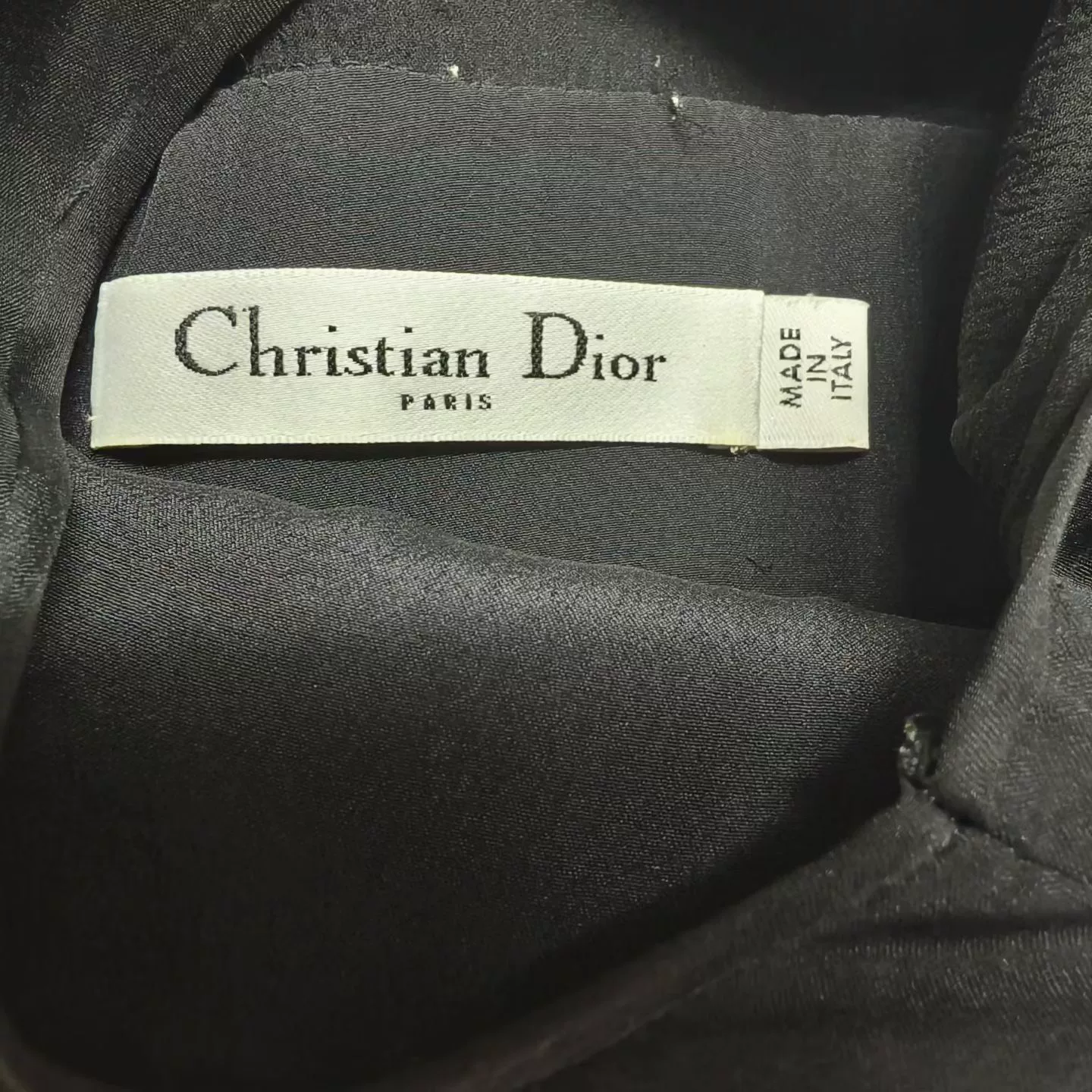 Christian Dior High Fashion Floral Dress — detail