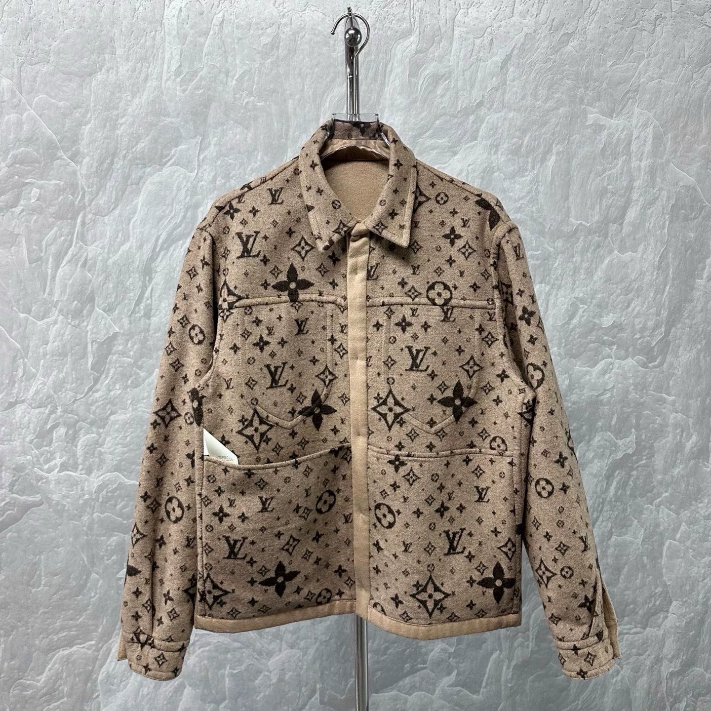 Louis Vuitton SS24 Logo Wool Jacket