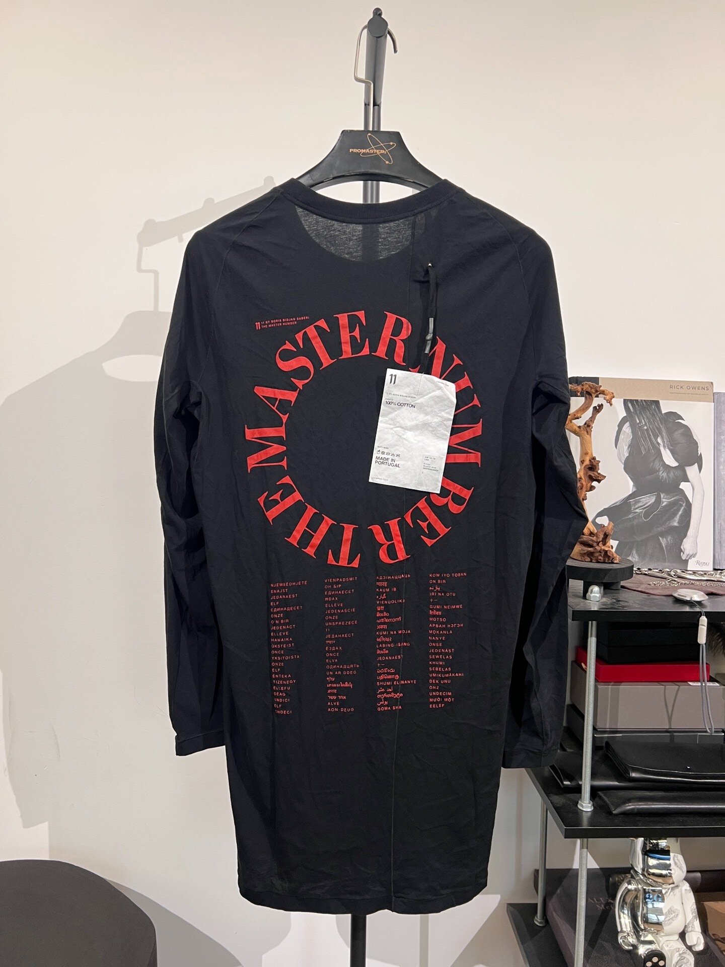 Boris Bidjan Saberi Long-Sleeve Print T-Shirt