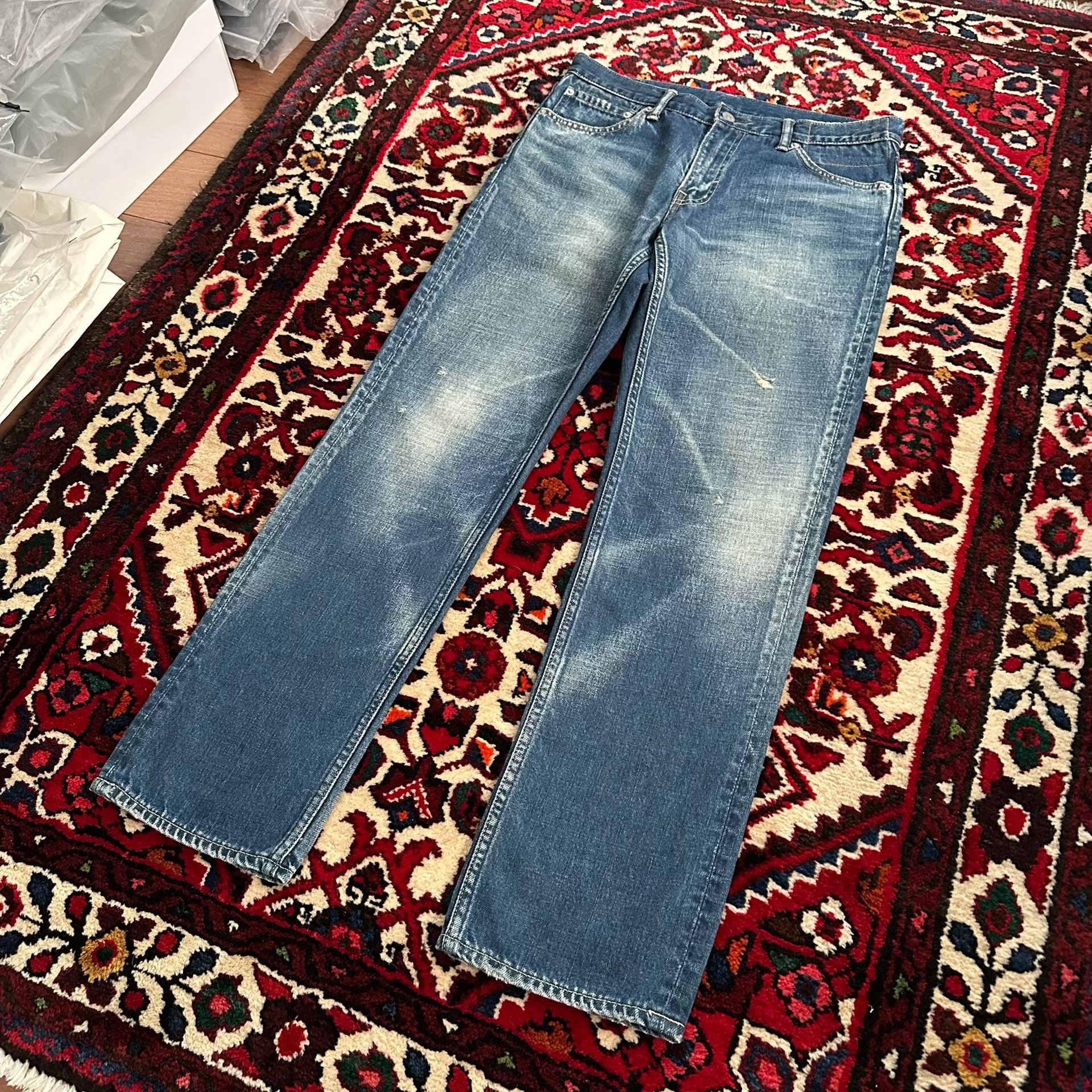 VISVIM 10AW FLUXUS 03D5 Jeans w32l30 — detail