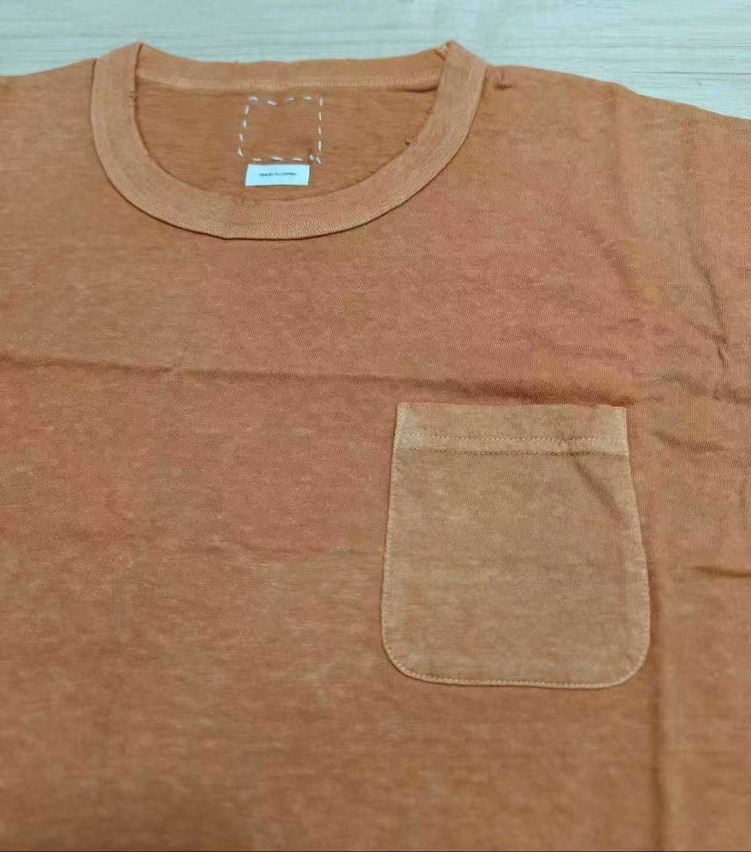 visvim 21ss Jumbo Tee S/S (Uneven Dye) — back