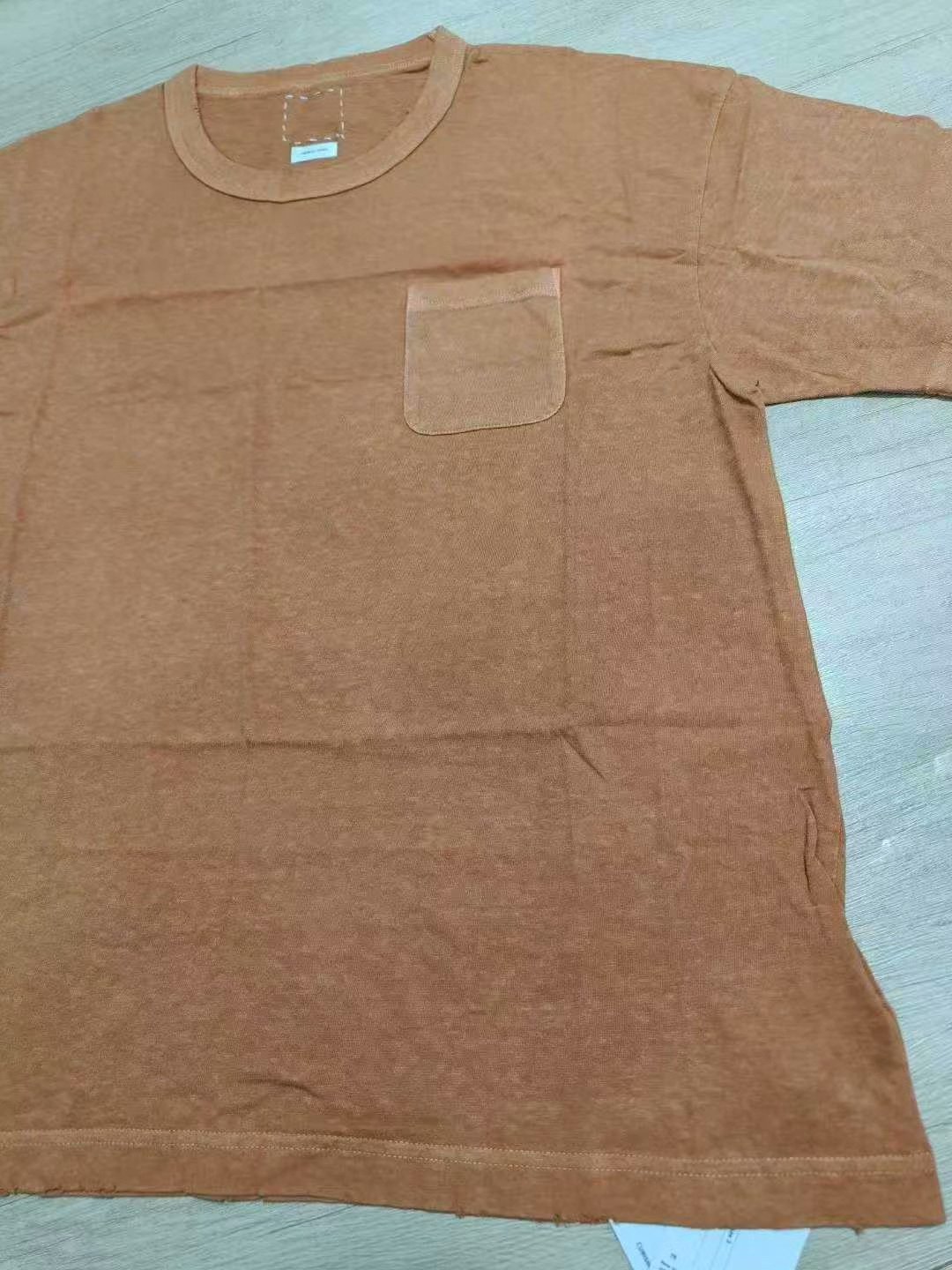 visvim 21ss Jumbo Tee S/S (Uneven Dye) — detail