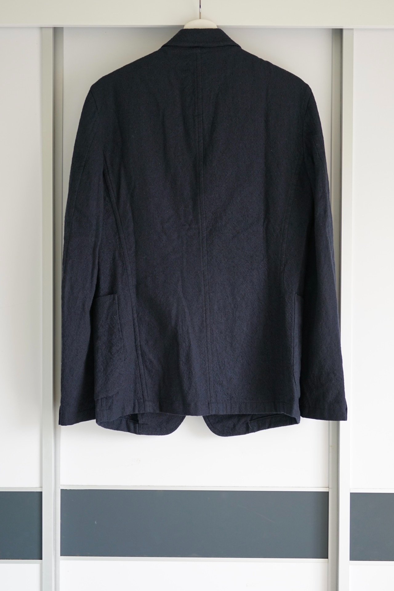 Yohji Yamamoto 14AW Boiled Wool Blazer — front