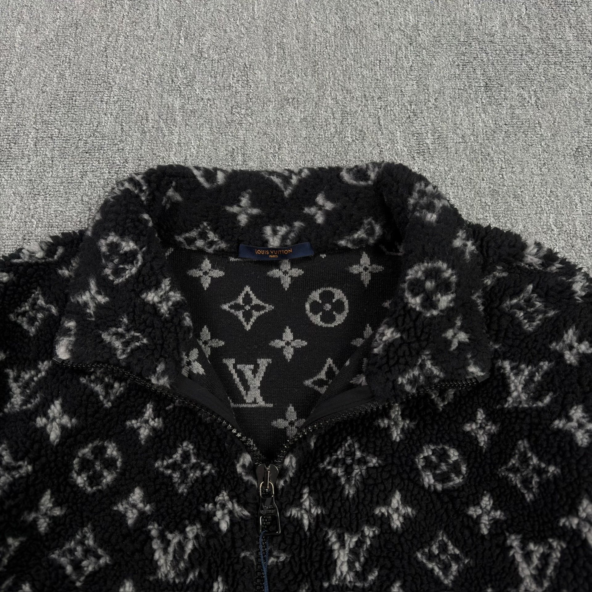 Louis Vuitton Monogram Teddy Fleece Jacket — detail