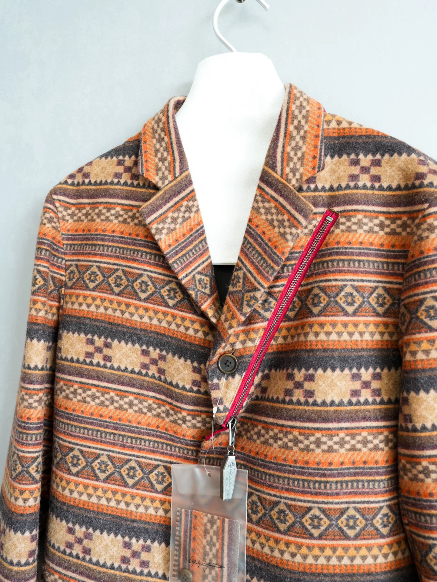Yohji Yamamoto 14AW Totem Zip Jacket — back