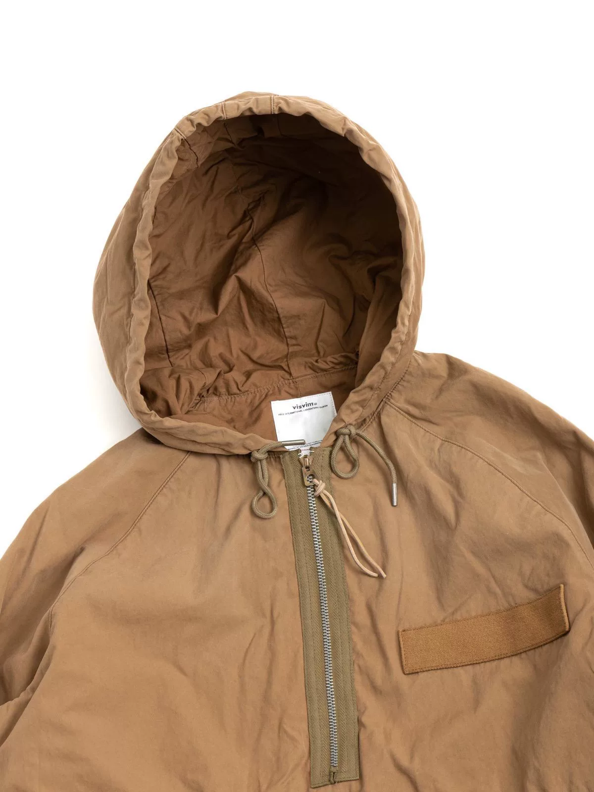 visvim dorset six five hooded coat — detail