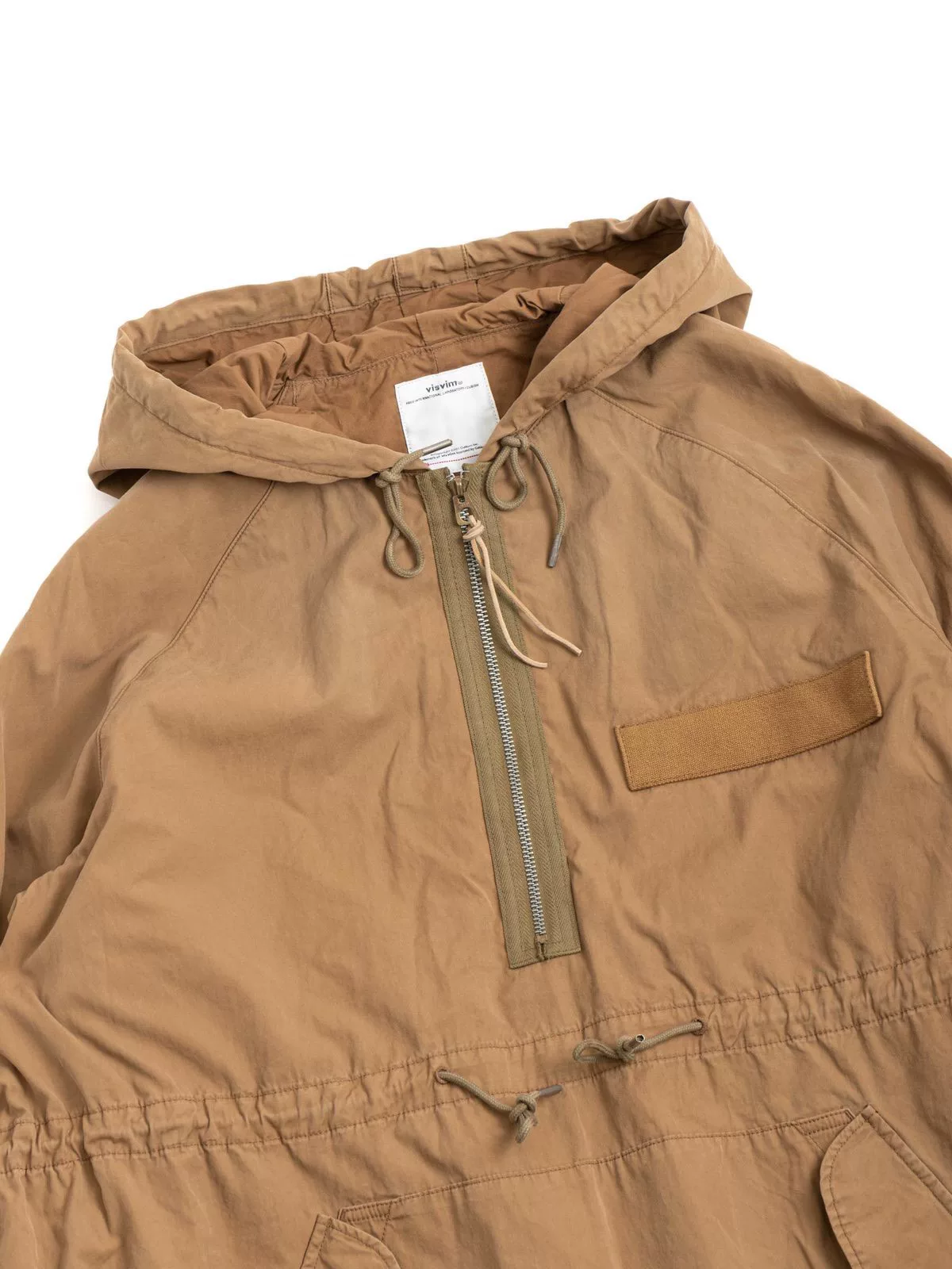 visvim dorset six five hooded coat — front