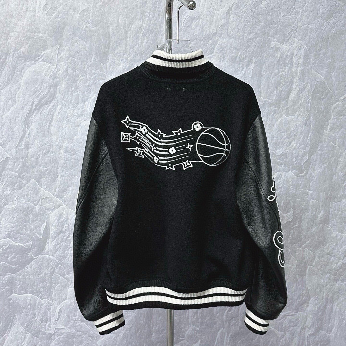 Louis Vuitton NBA Collaboration Baseball Jacket — back