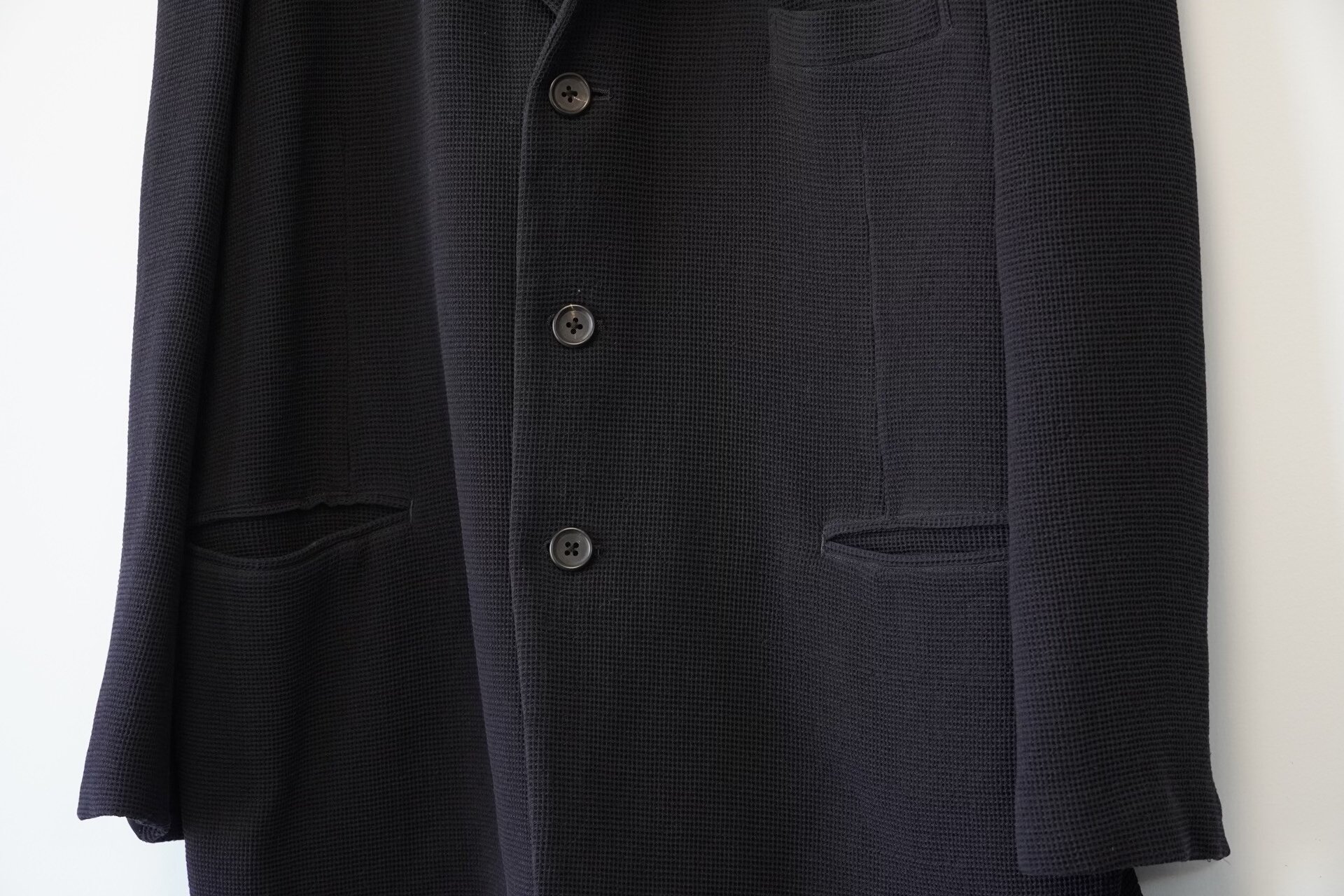 Yohji Yamamoto 95AW Collar Spliced Jacket — back