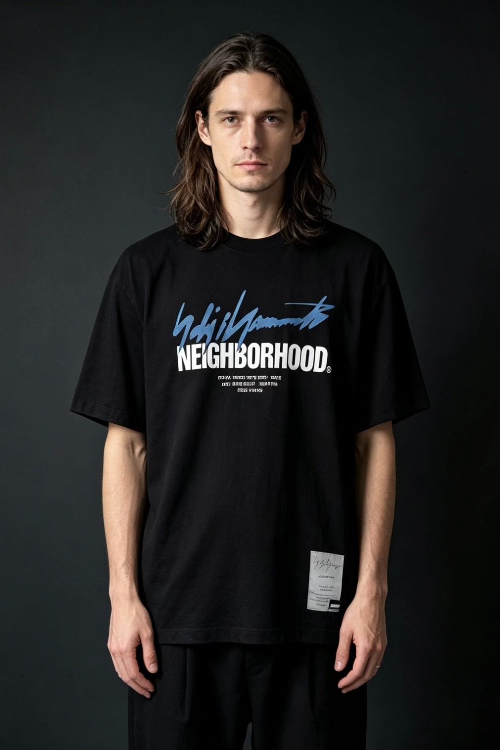 Yohji Yamamoto x Neighborhood Tee — detail