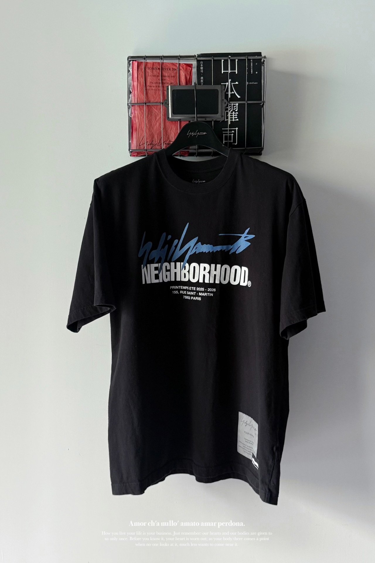 Yohji Yamamoto x Neighborhood Tee — front