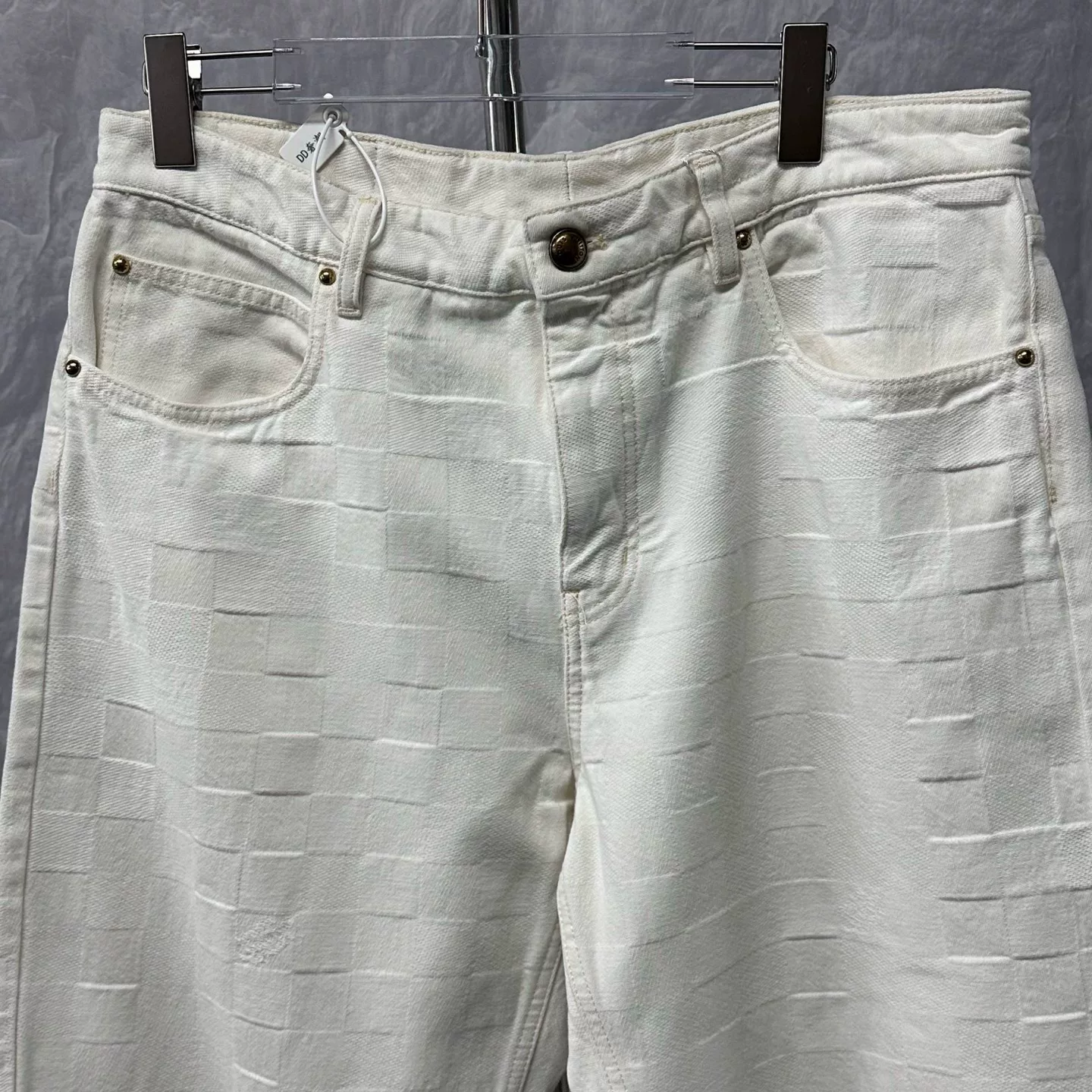 Louis Vuitton FW24 Damier Denim Pants — front