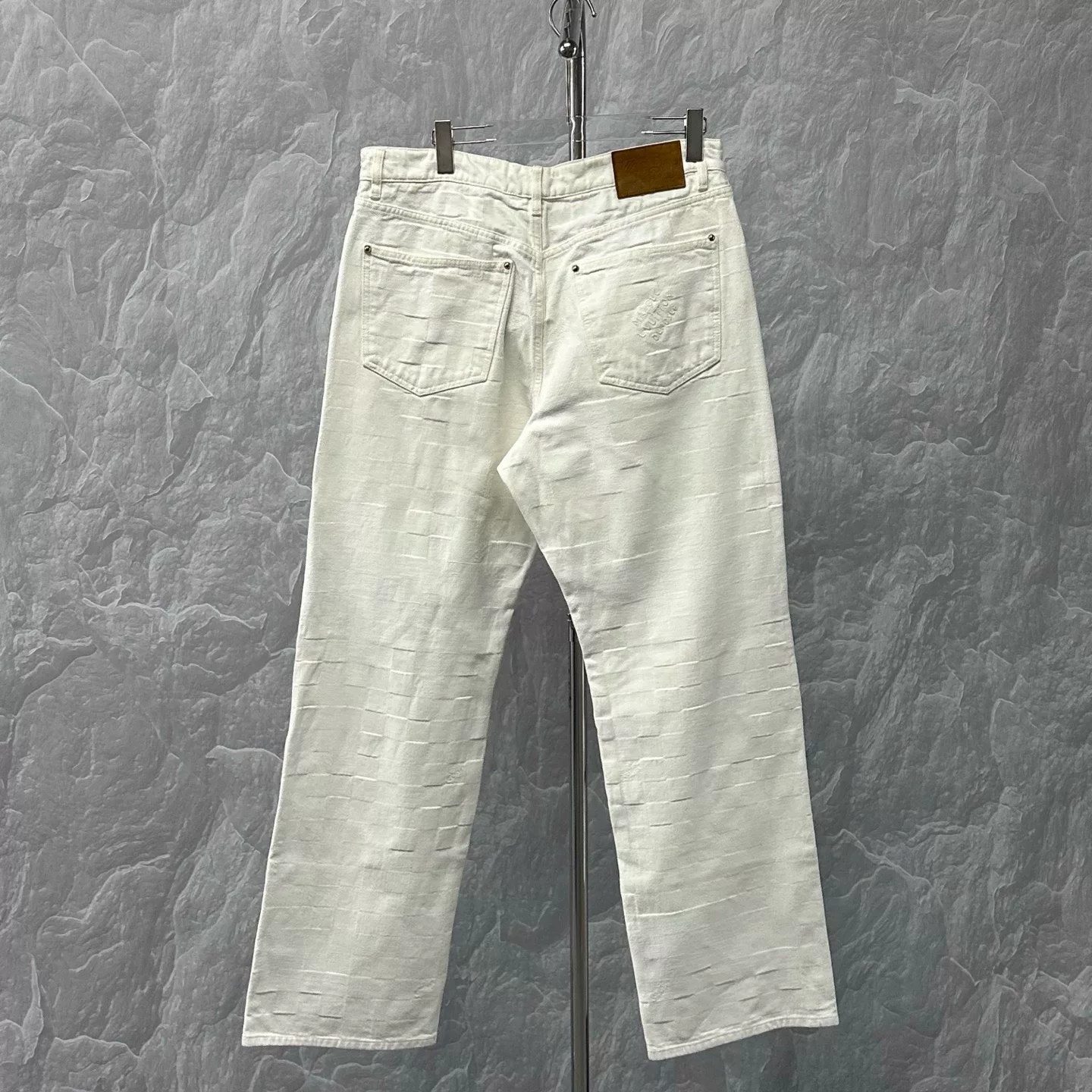 Louis Vuitton FW24 Damier Denim Pants — back