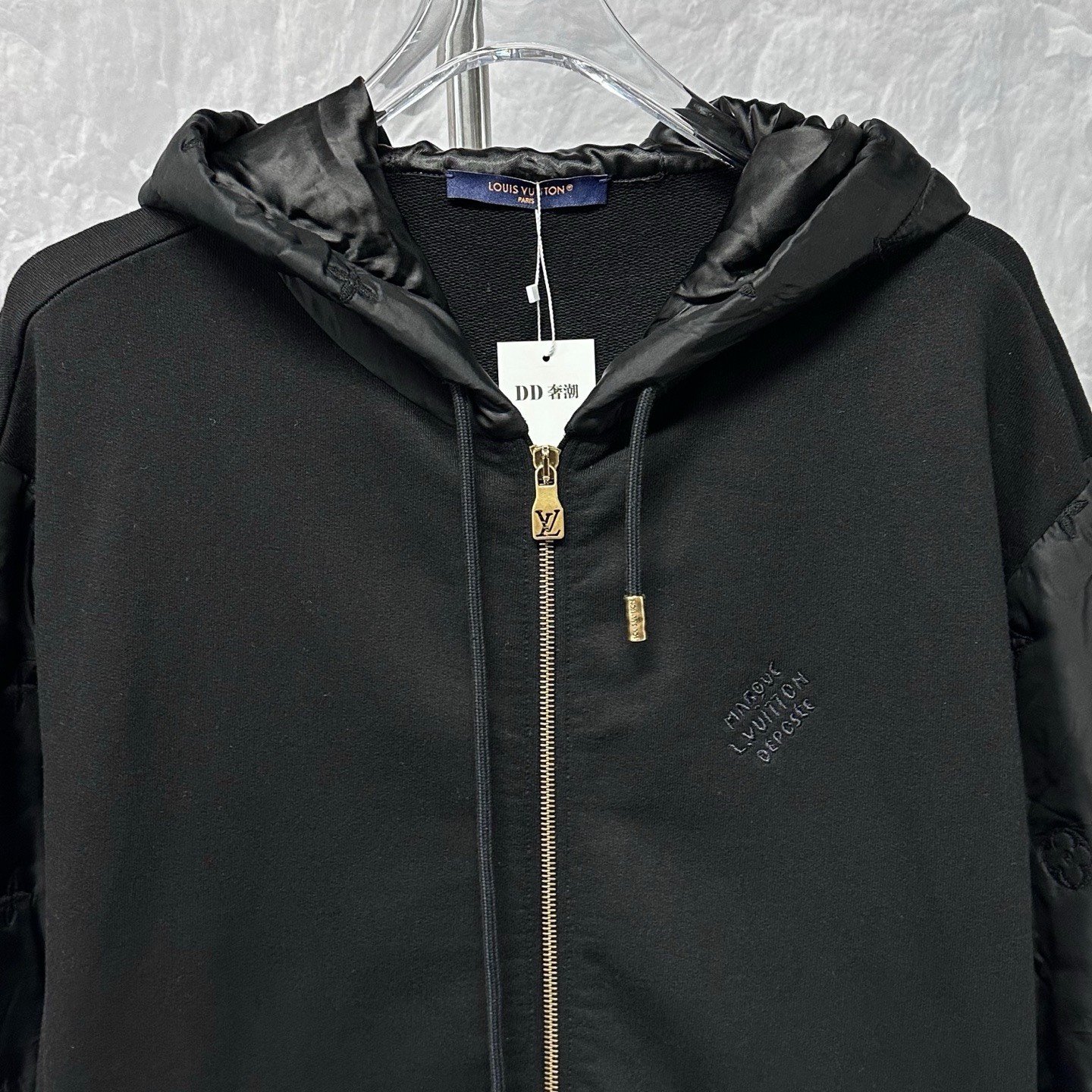 Louis Vuitton SS24 Pharrell Patchwork Embroidery Hooded Jacket — front