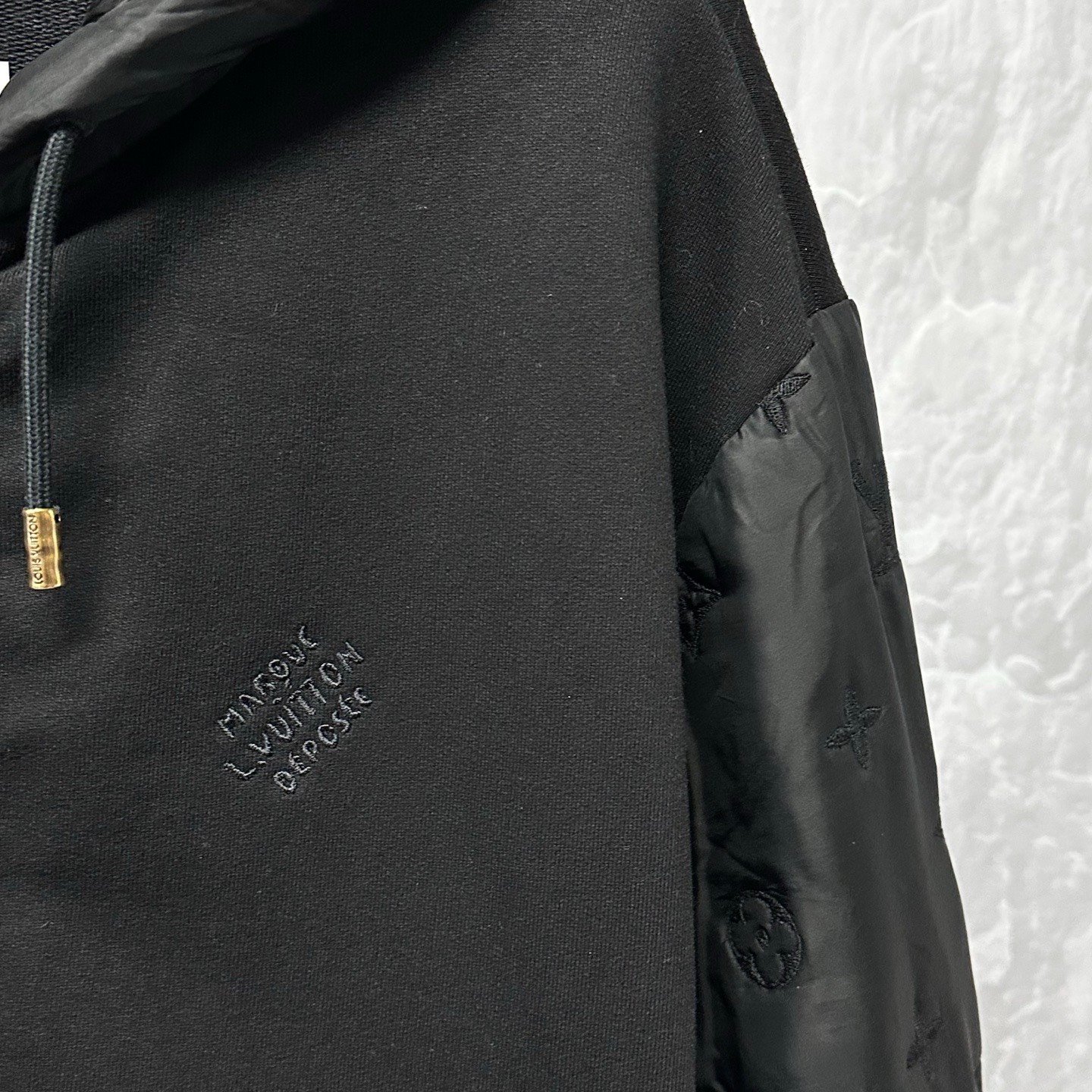Louis Vuitton SS24 Pharrell Patchwork Embroidery Hooded Jacket — detail