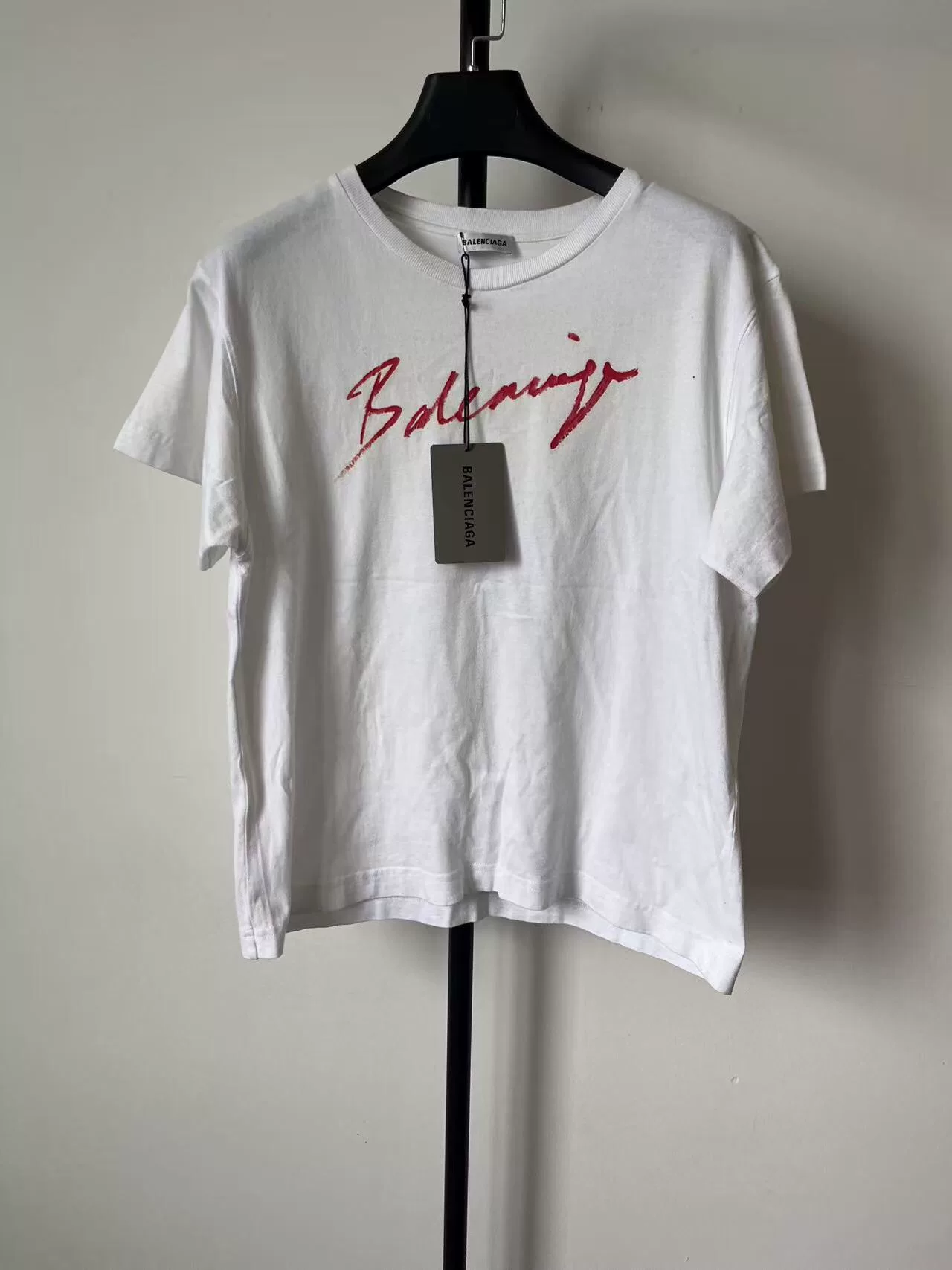 Balenciaga Signature Logo Short-Sleeve T-Shirt