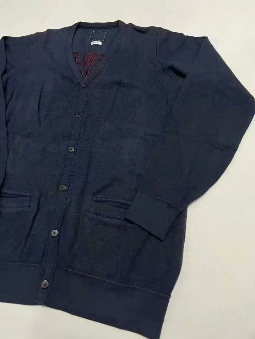 visvim 18ss Cotton Pile Long Cardigan — detail