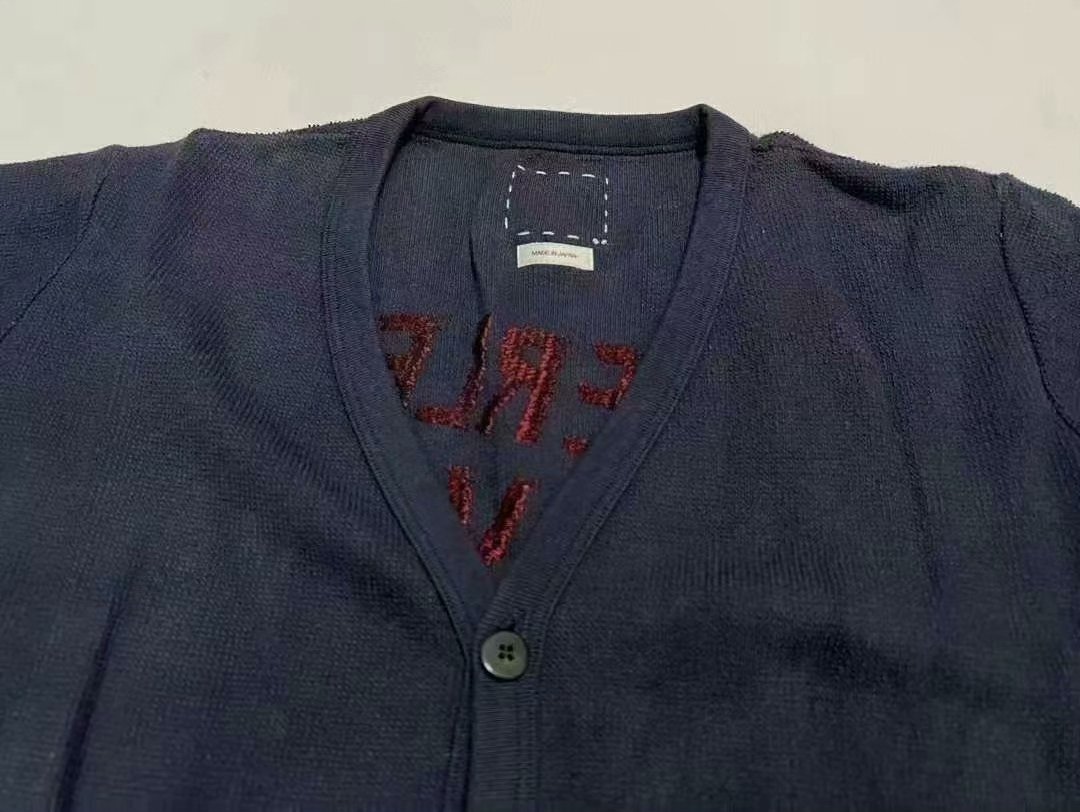 visvim 18ss Cotton Pile Long Cardigan — front